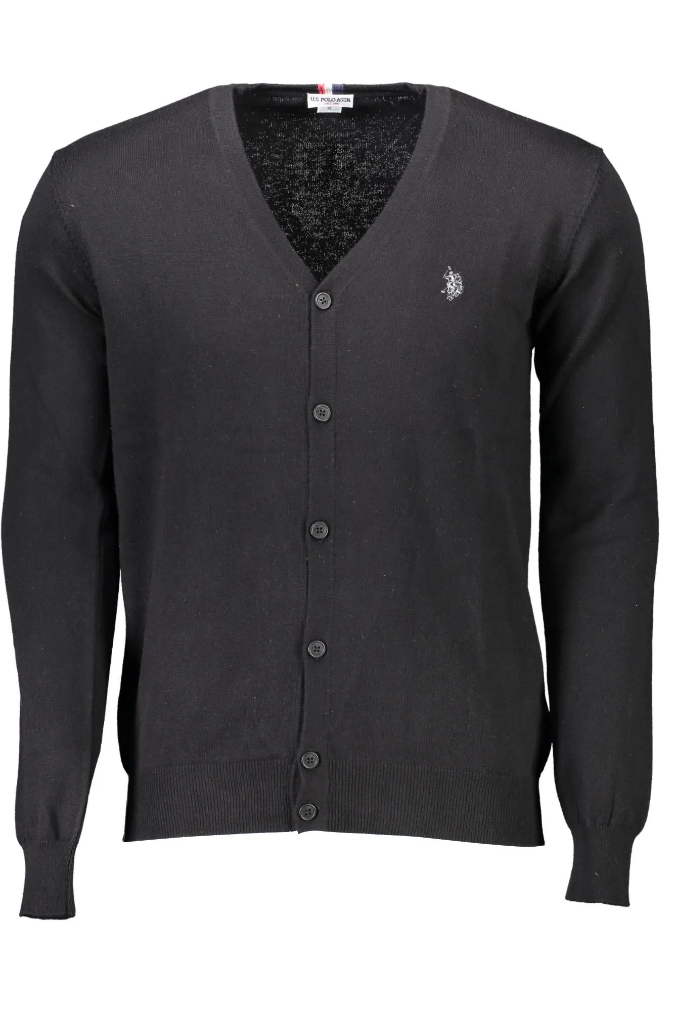 U.S. POLO ASSN. Black Cotton Men Cardigan