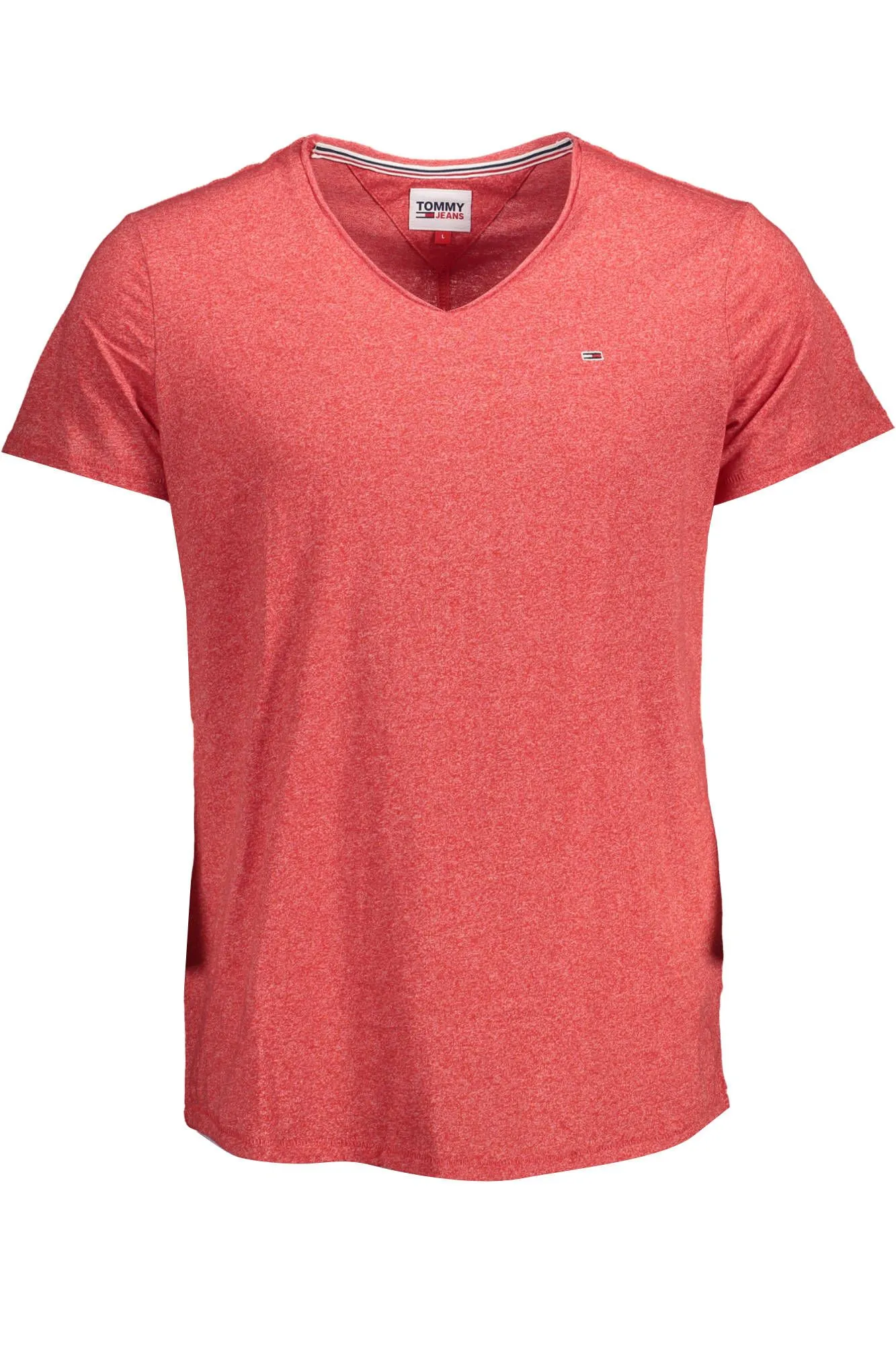 Tommy Hilfiger Red Cotton Men T-Shirt