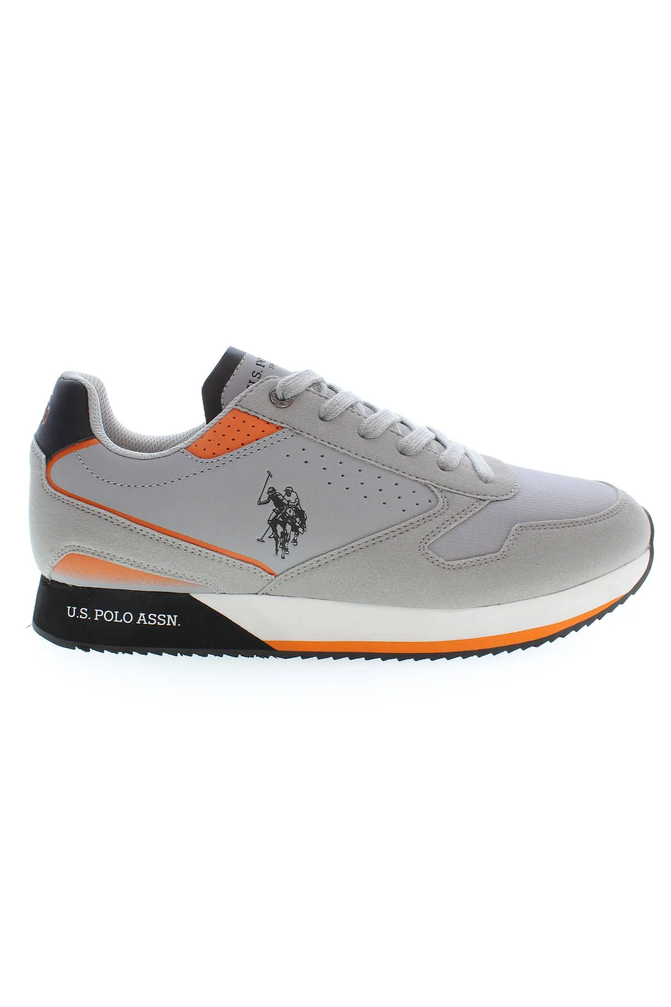 U.S. POLO ASSN. Gray Polyester Men Sneaker