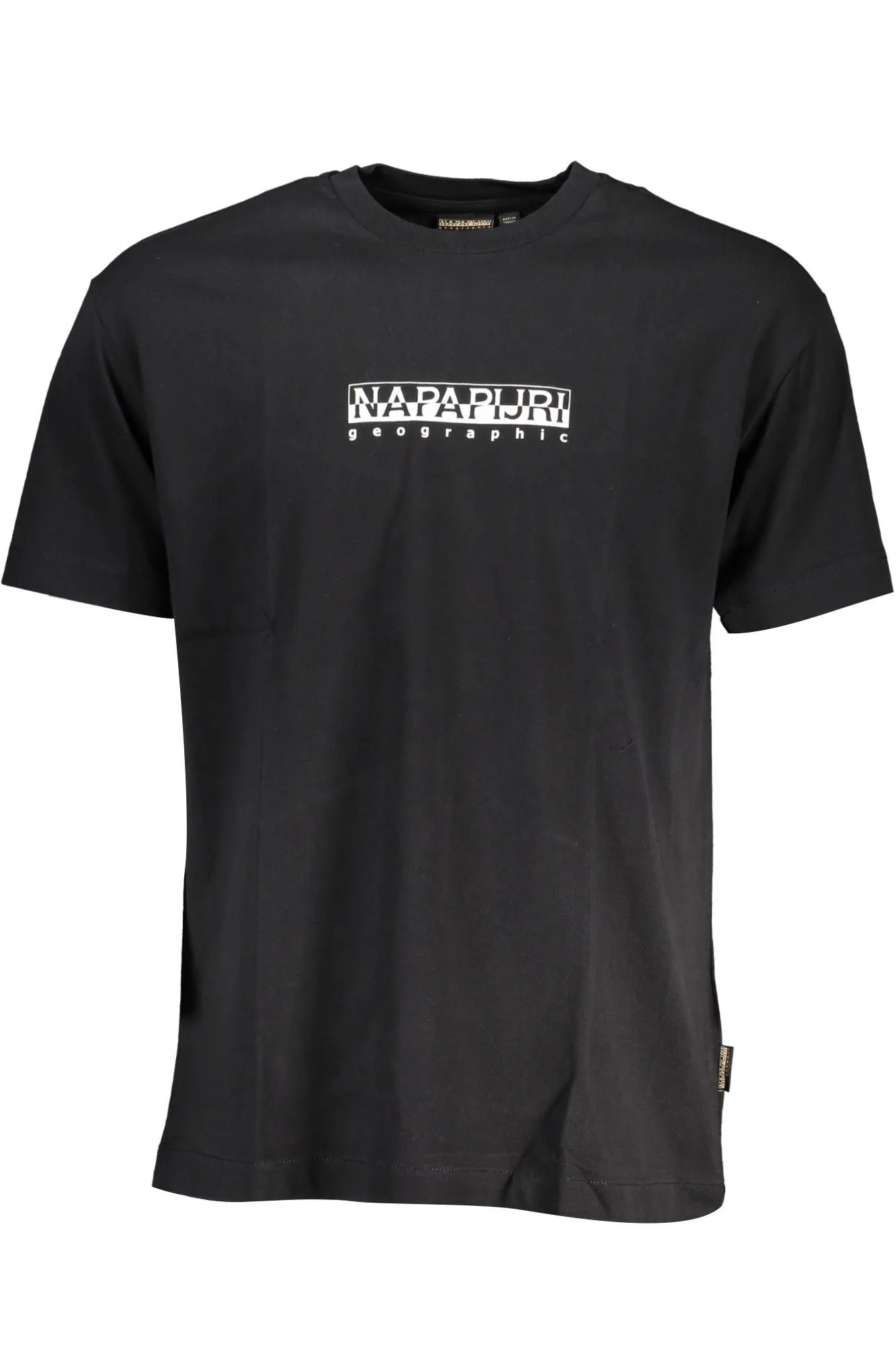 Napapijri Black Cotton Men T-Shirt