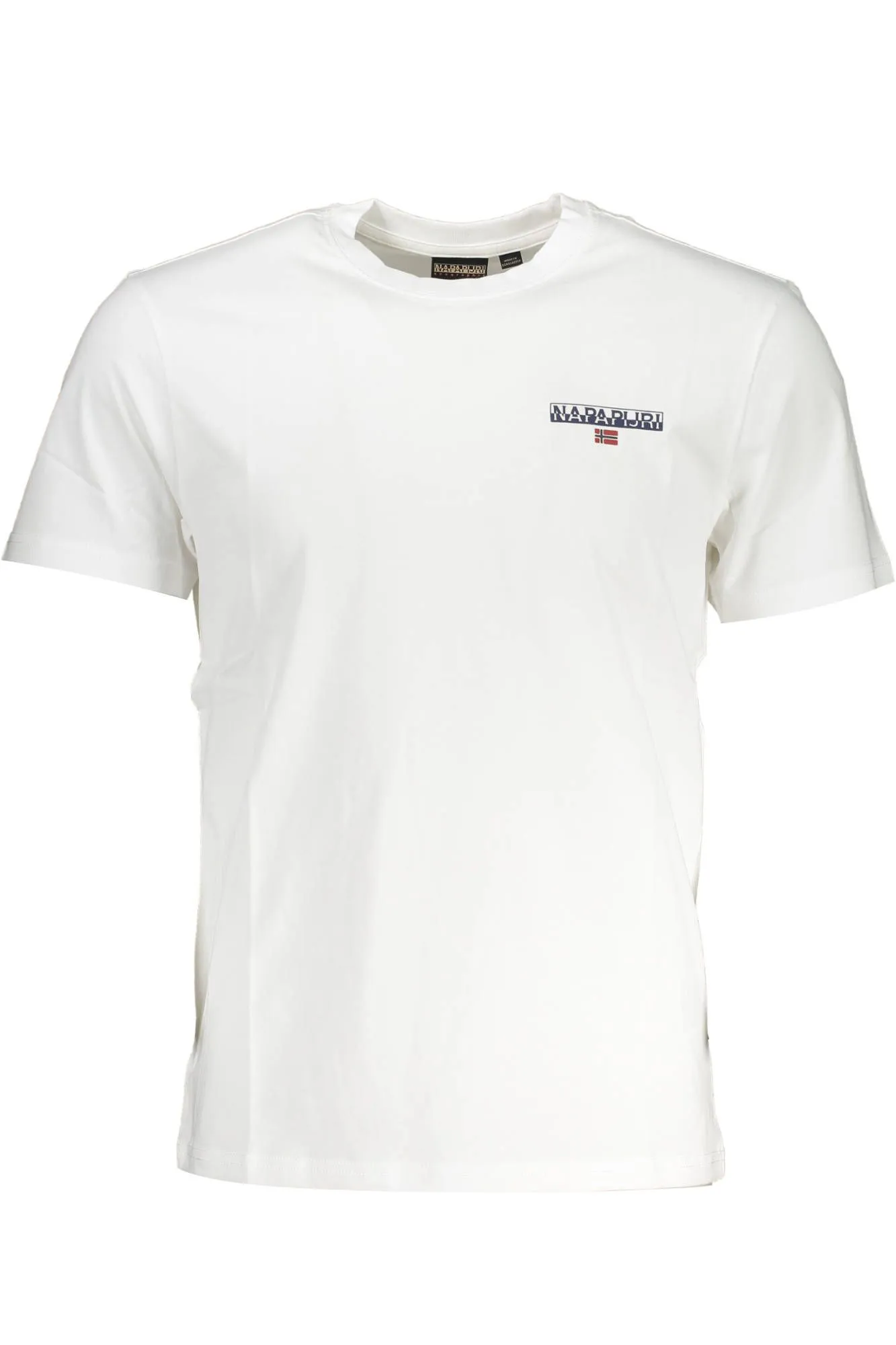Napapijri White Cotton Men T-Shirt