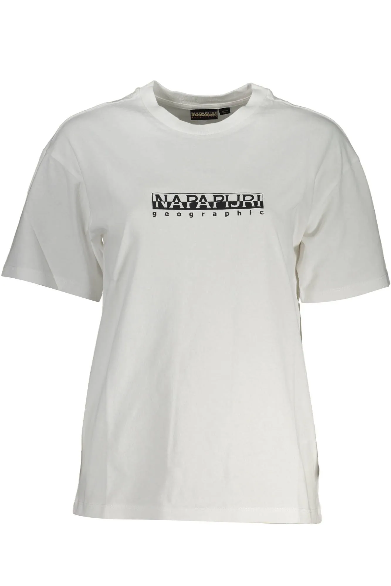 Napapijri White Cotton Women T-Shirt
