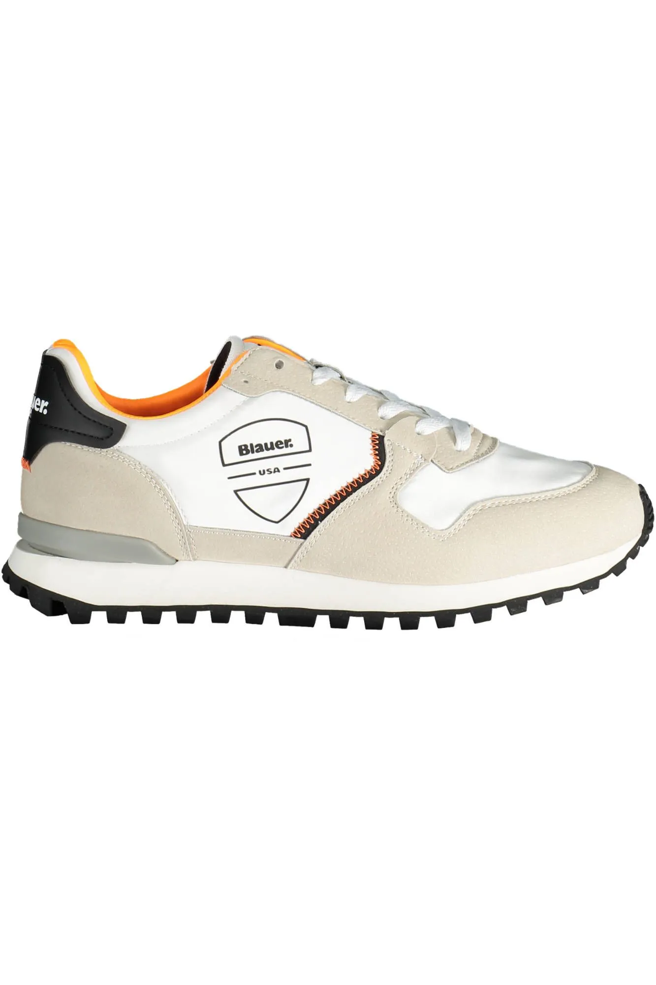 Blauer Men's White Leather Mens Sneaker
