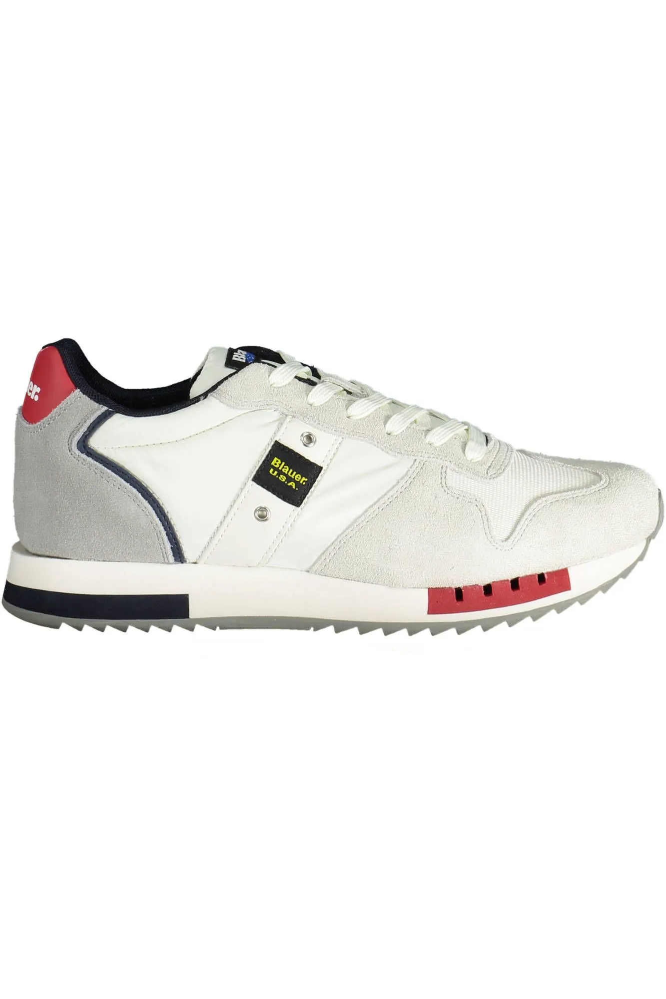 Blauer White Polyester Men Sneaker