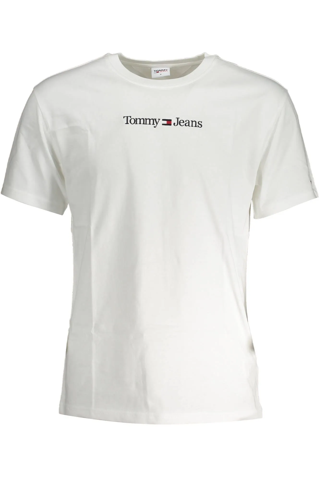 Tommy Hilfiger White Cotton Men T-Shirt