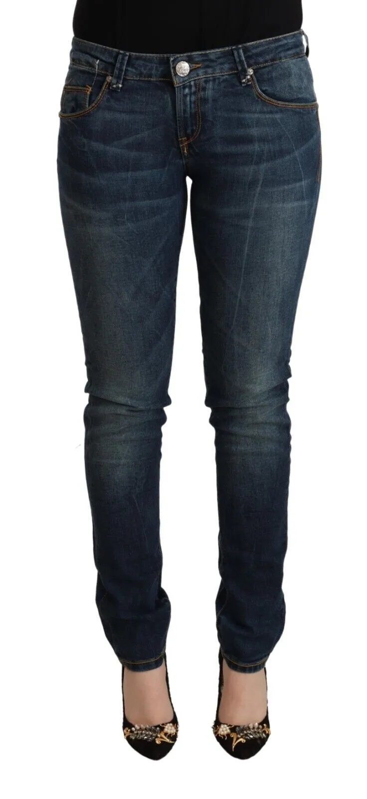 Acht Women's Chic Slim-Fit Low Waist Skinny Jeans