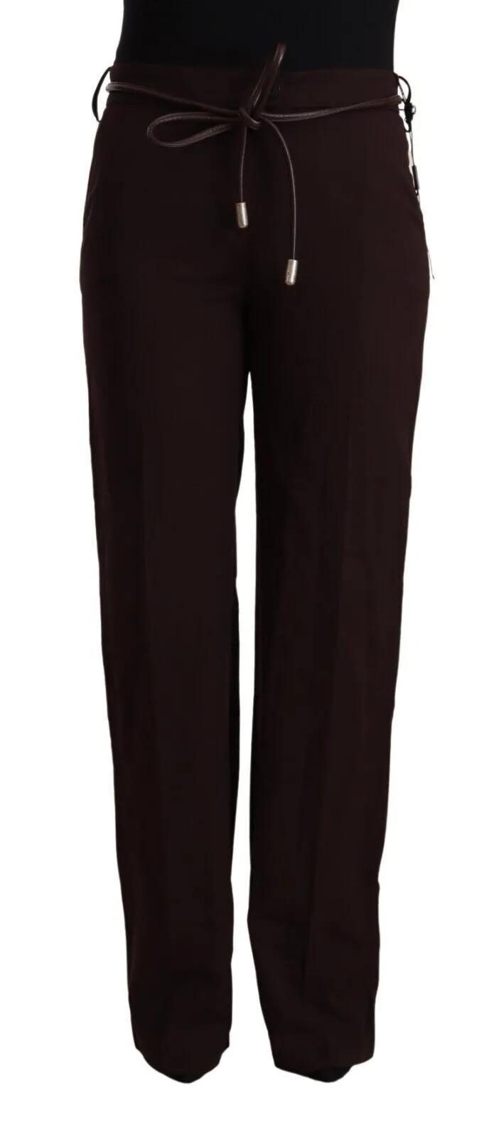 Patrizia Pepe Women's Elegant High Waist Straight Formal Pants