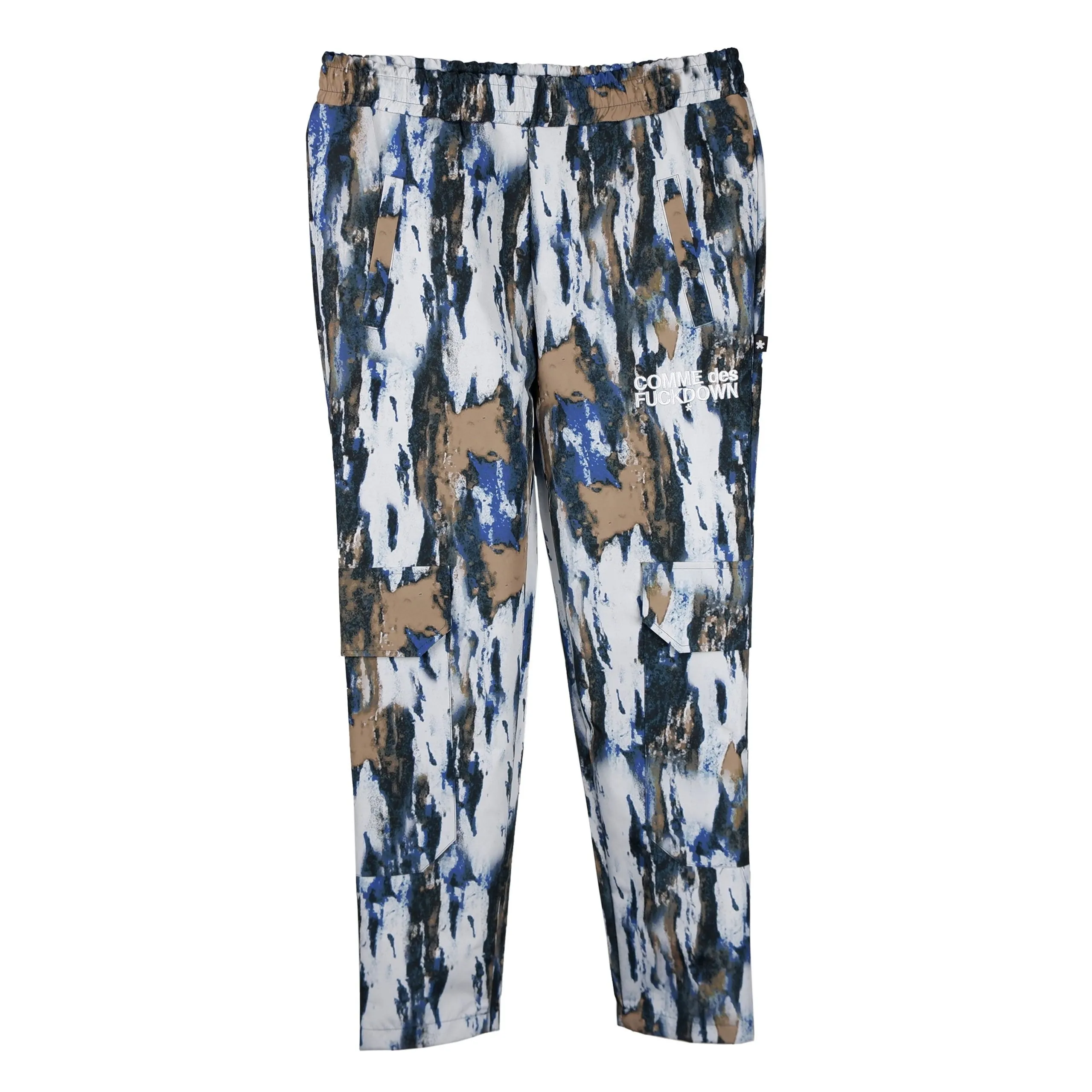 Comme Des Fuckdown Multicolor Polyester Men Trouser
