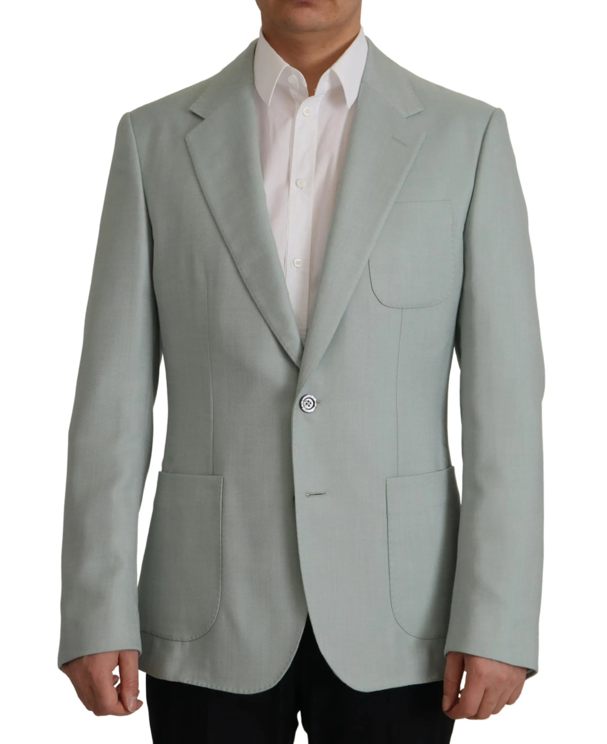 Dolce & Gabbana Men's Elegant Slim Fit Cashmere Silk Blazer Jacket