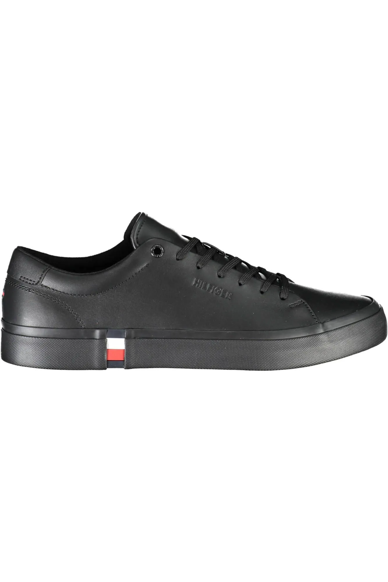 Tommy Hilfiger Black Polyester Men Sneaker