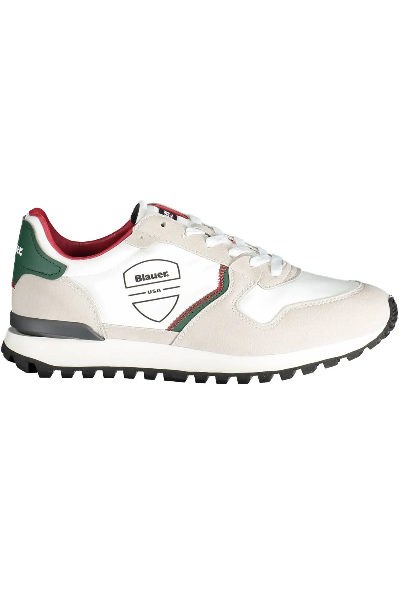 Blauer White Polyester Men Sneaker