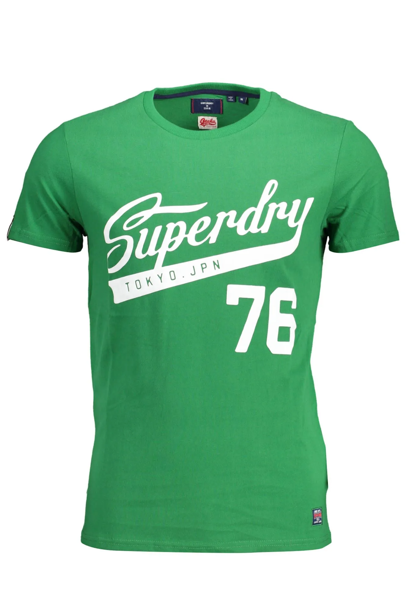 Superdry Green Cotton Men T-Shirt