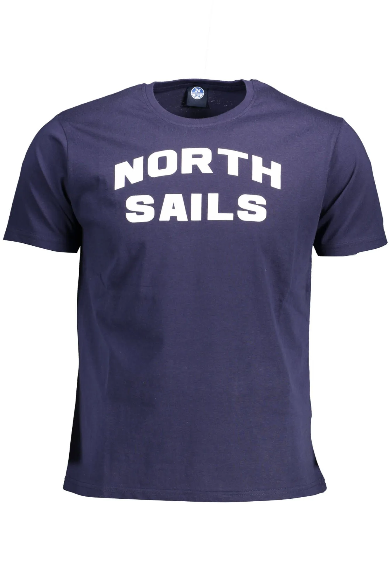 North Sails Blue Cotton Men T-Shirt