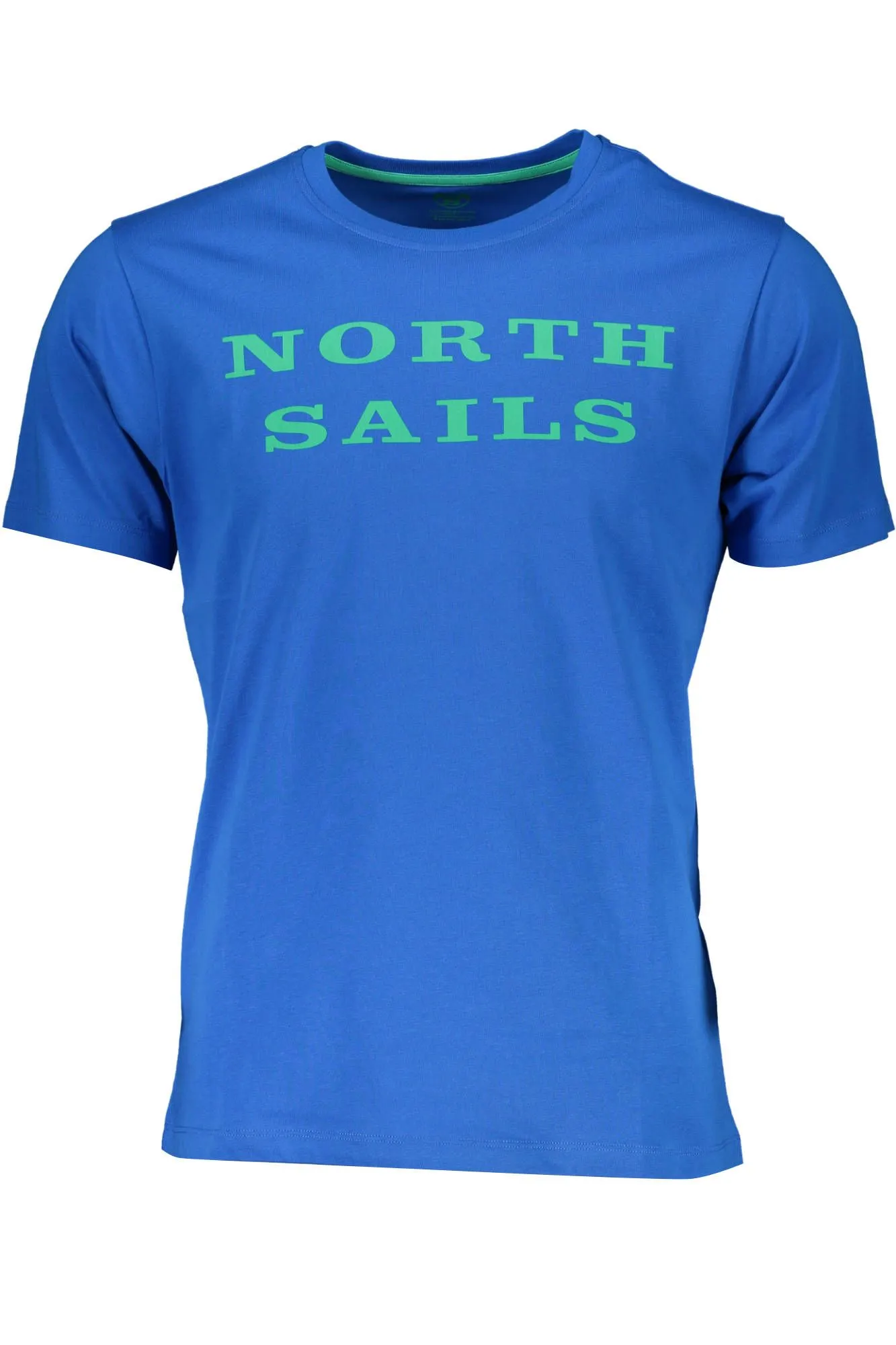 North Sails Blue Cotton Men T-Shirt