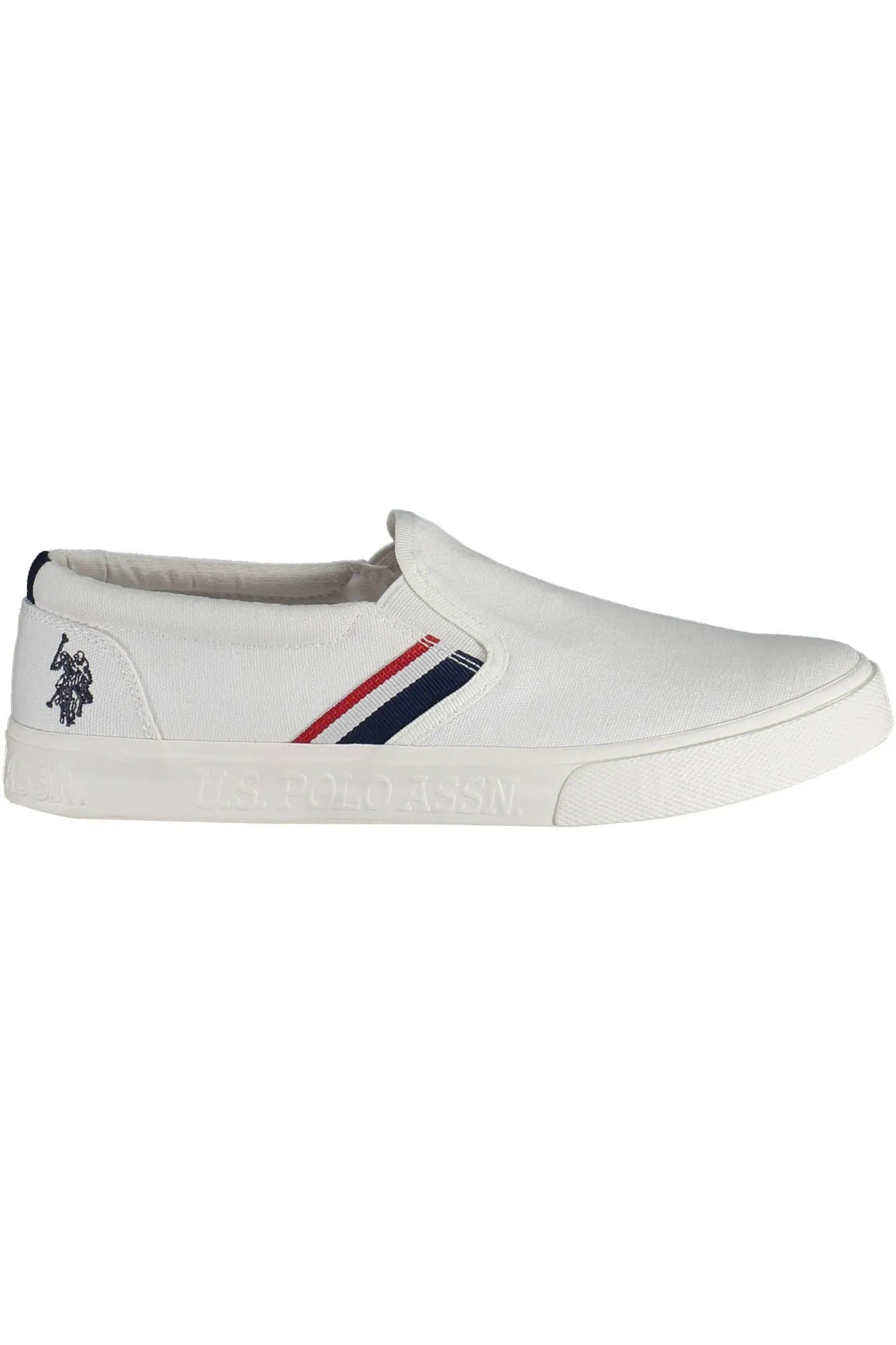 U.S. POLO ASSN. White Synthetic Men Sneaker