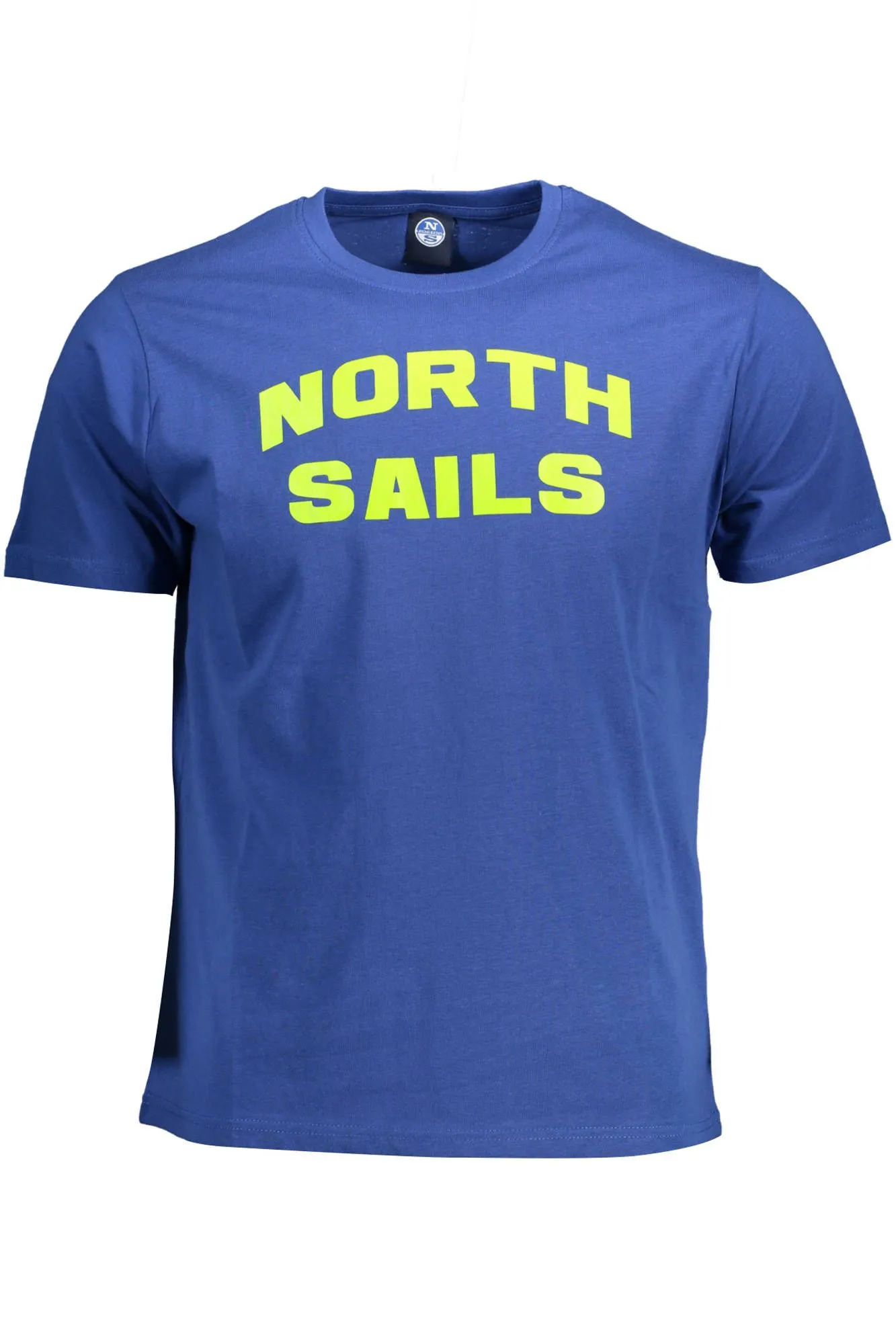 North Sails Blue Cotton Men T-Shirt