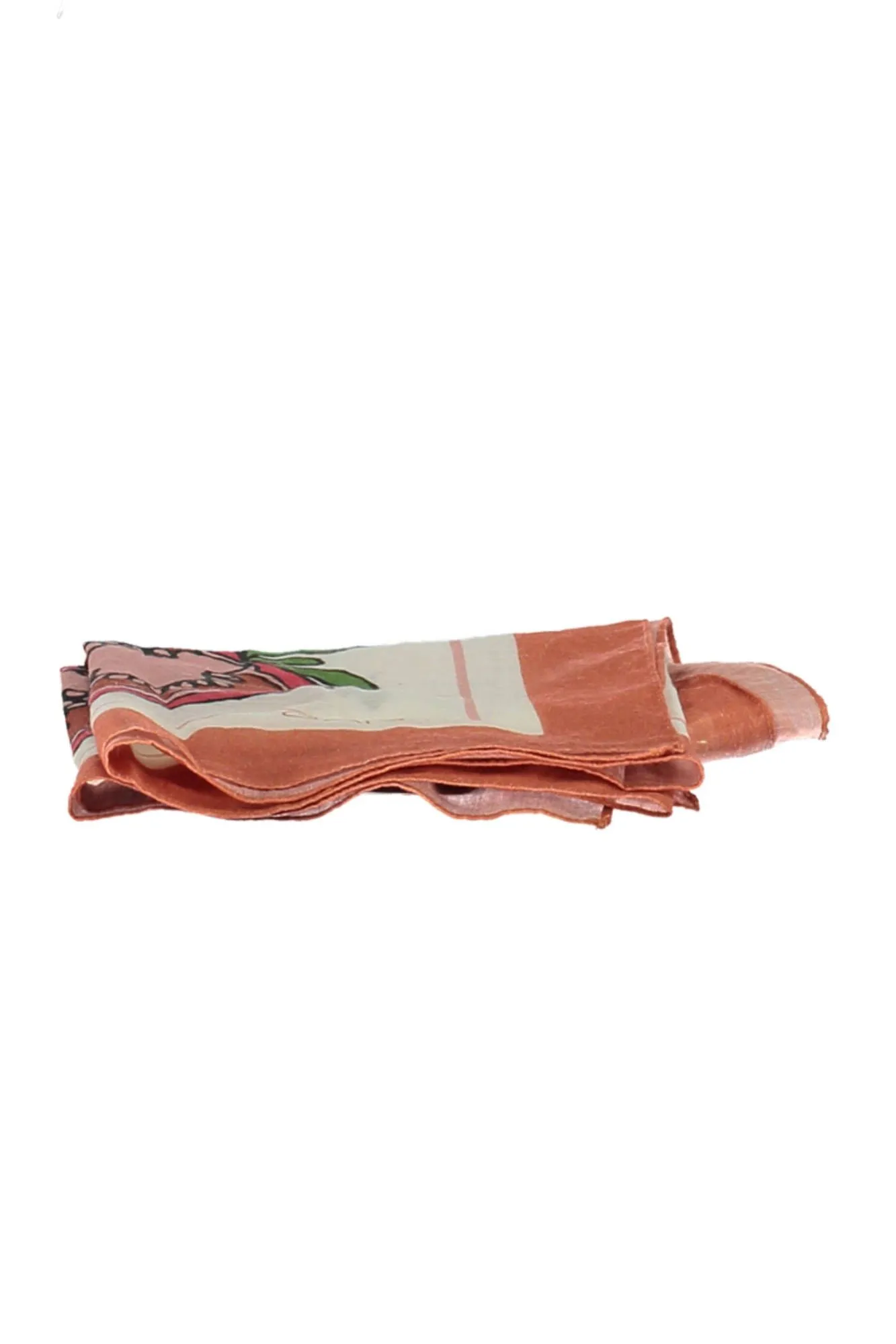 Gant Orange Cotton Men Scarf