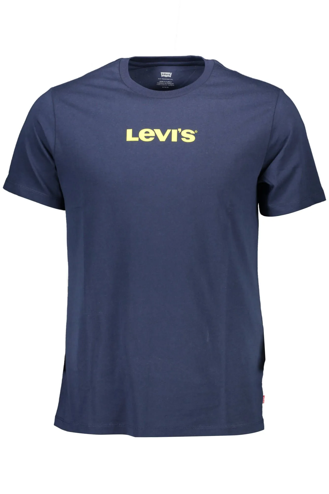 Levi's Blue Cotton Men T-Shirt