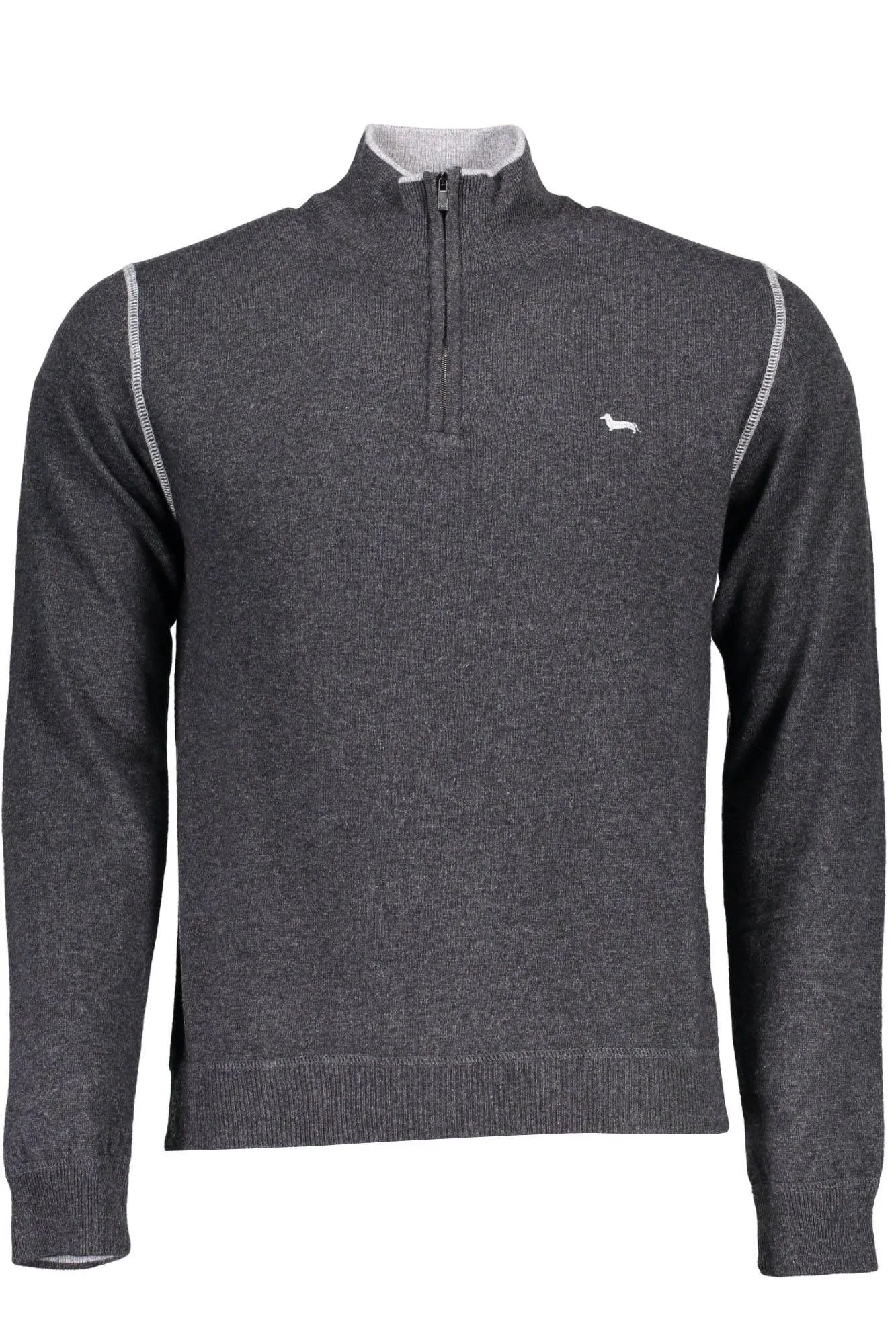 Harmont & Blaine Gray Wool Men Sweater