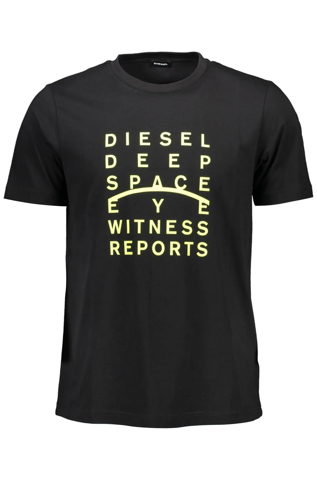 Diesel Black Cotton Men T-Shirt