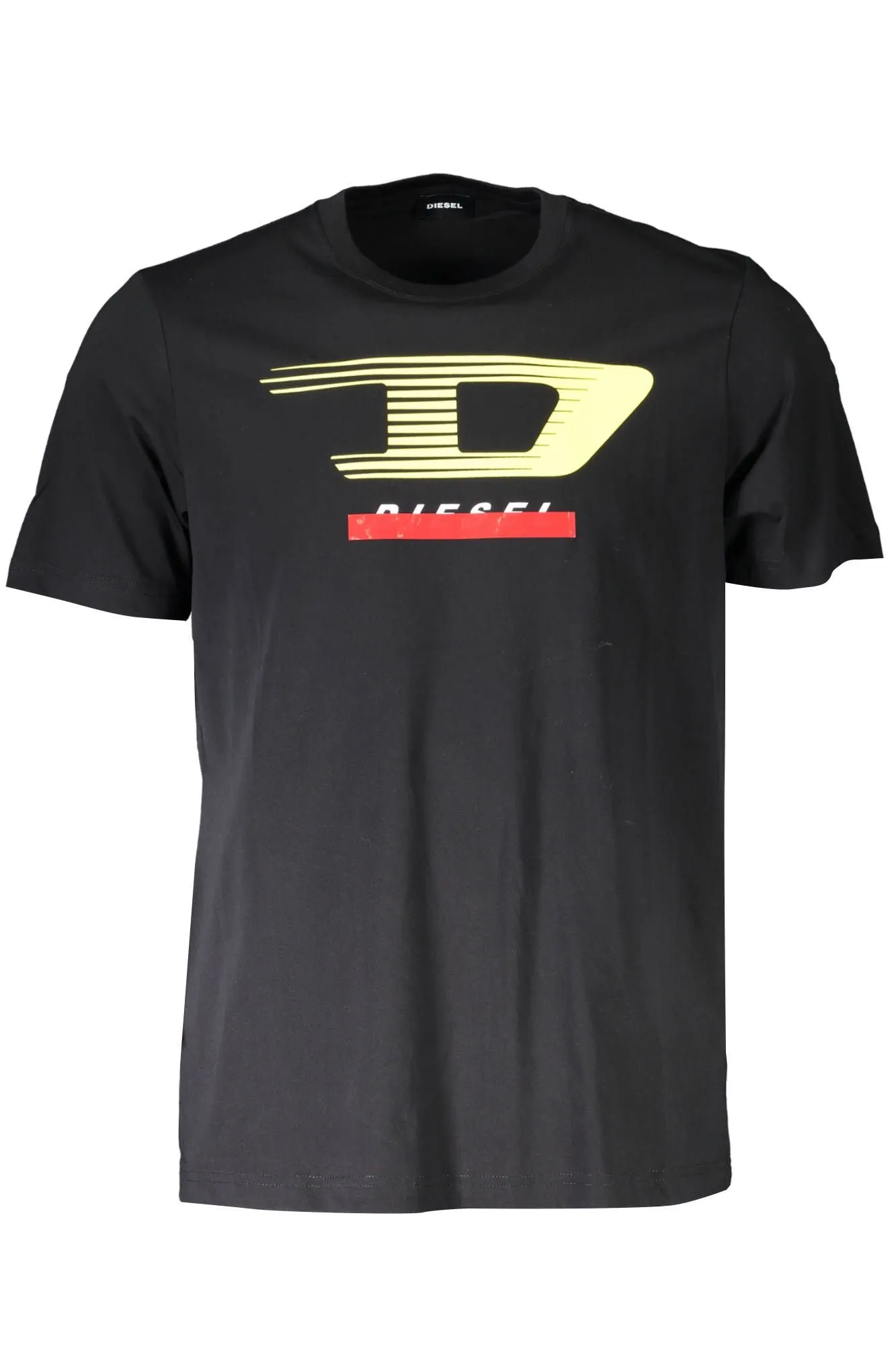 Diesel Black Cotton Men T-Shirt