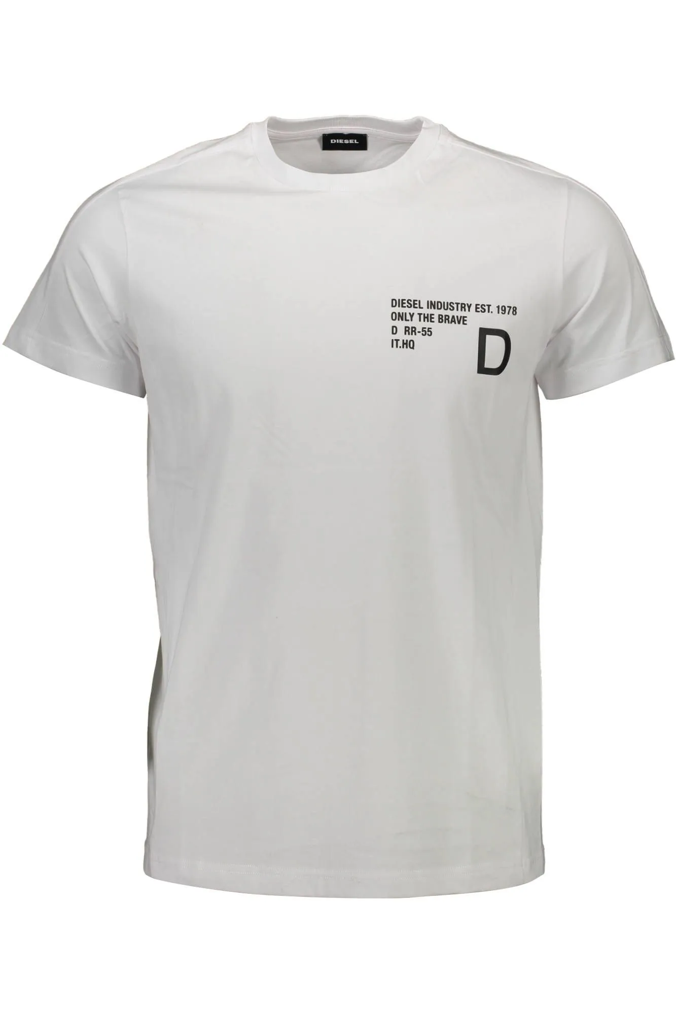 Diesel White Cotton Men T-Shirt