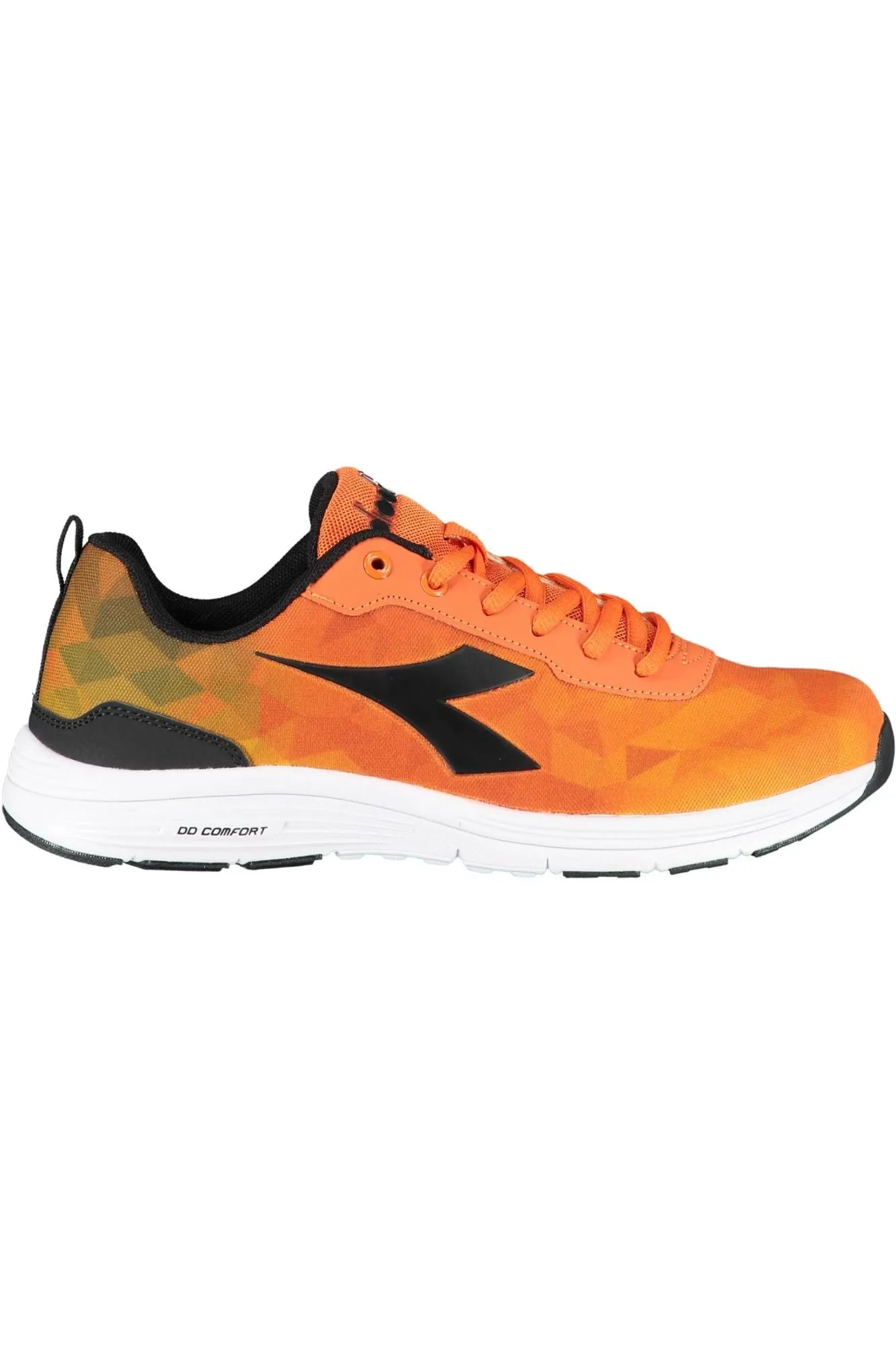 Diadora Orange Fabric Men Sneaker