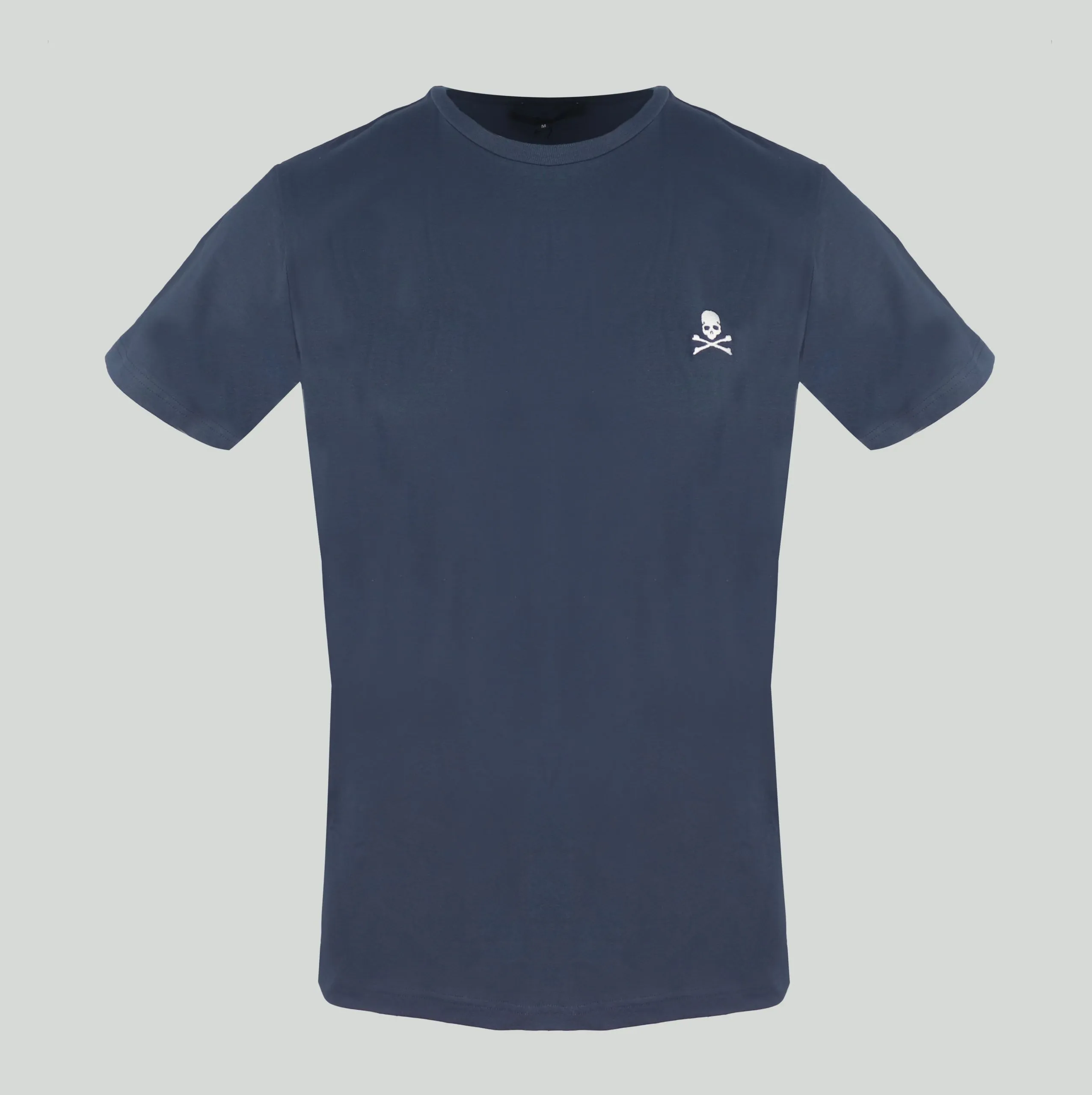 Philipp Plein Blue Cotton Men T-Shirt