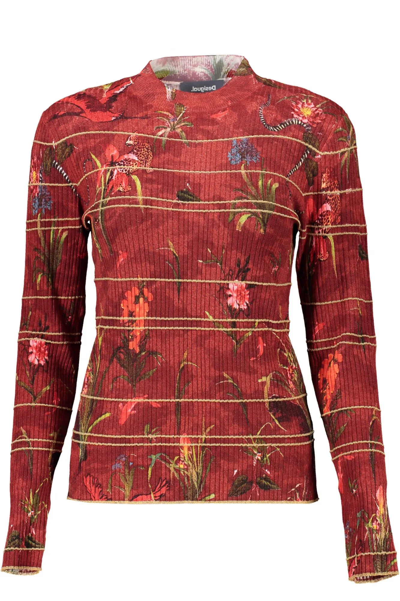 Desigual Red Polyester Women Sweater