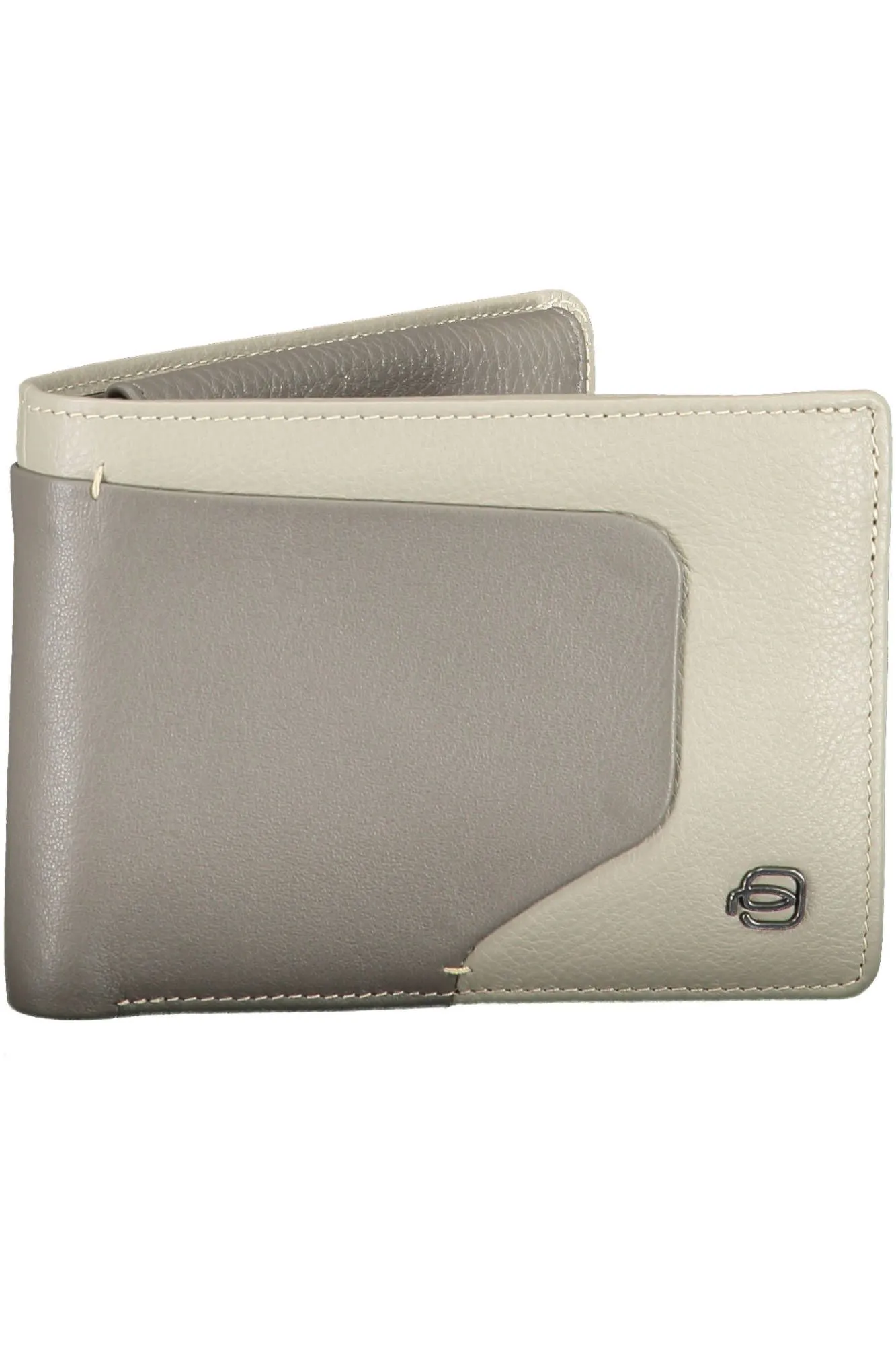 Piquadro Gray Leather Men Wallet