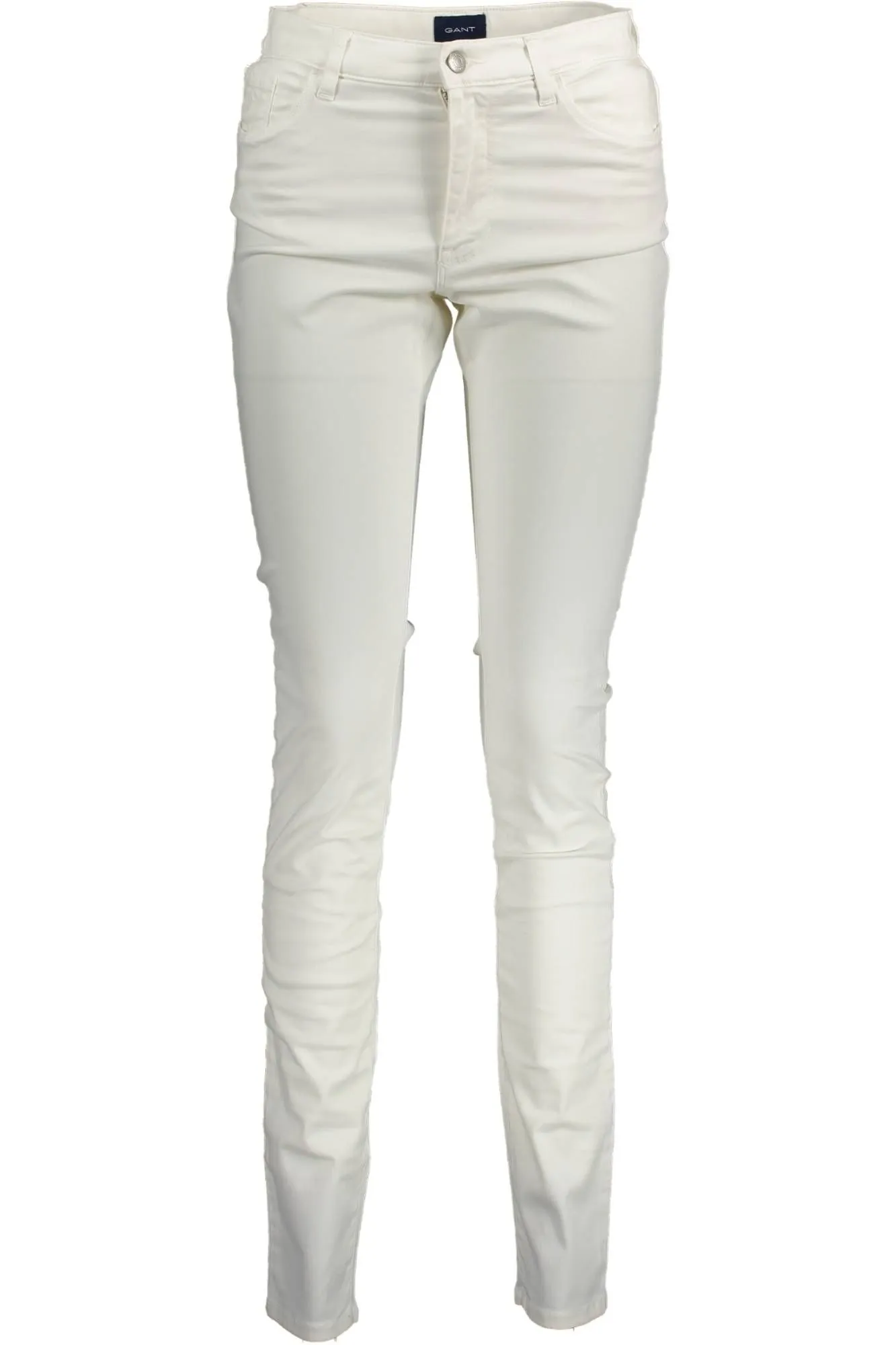 Gant White Cotton Women Pant
