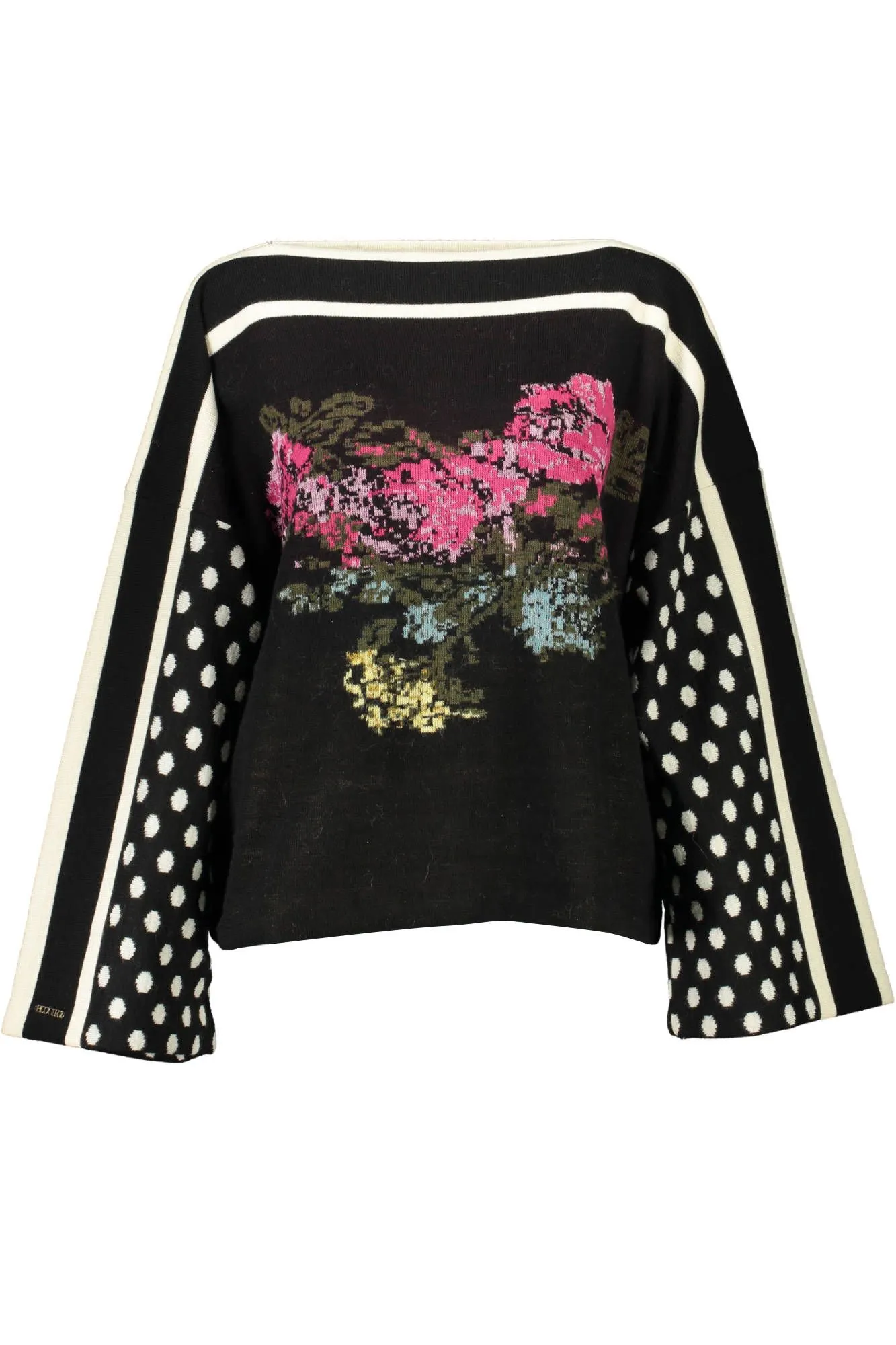 Black Wool Women Sweater