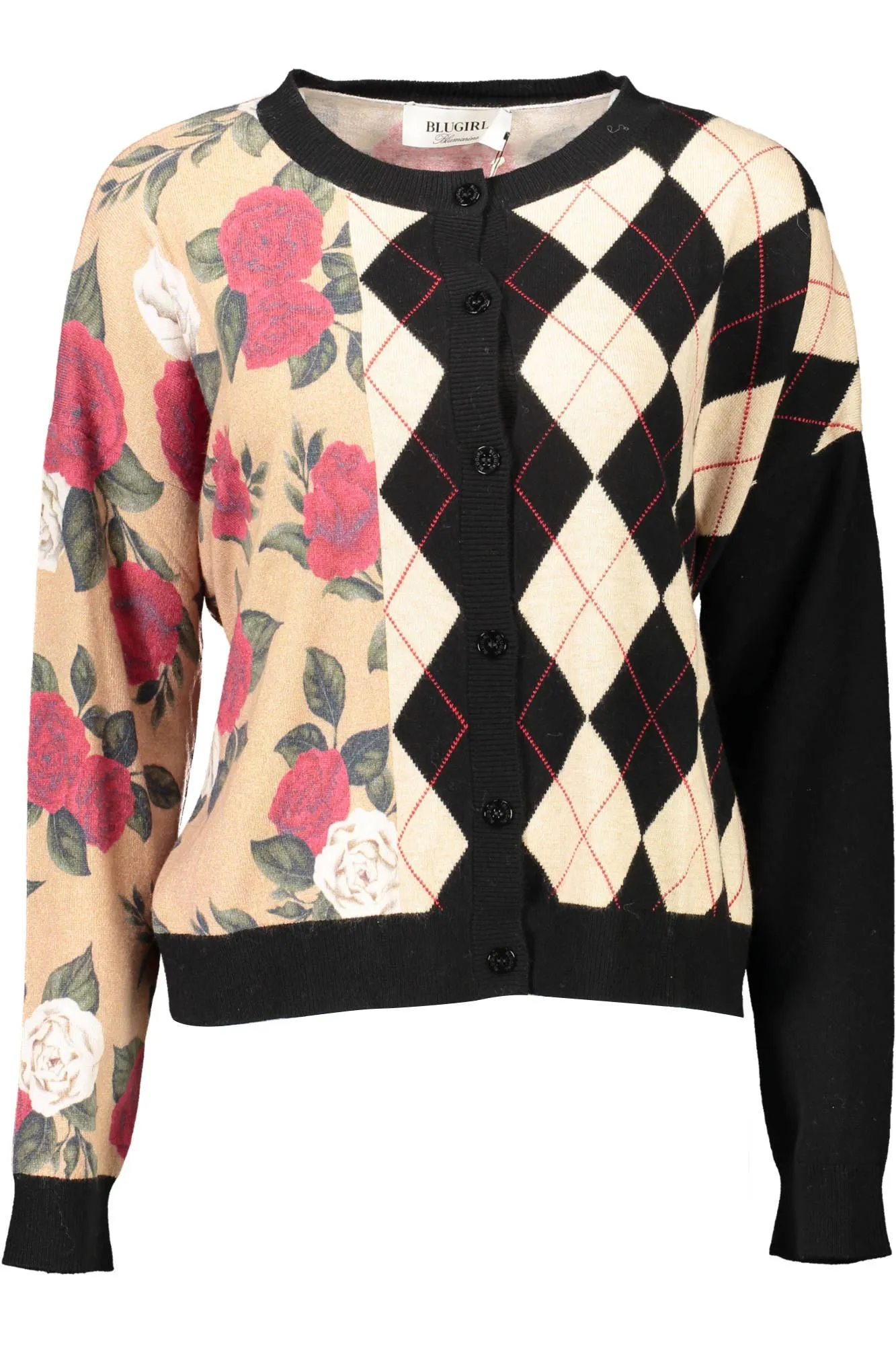 Beige Cotton Women Sweater