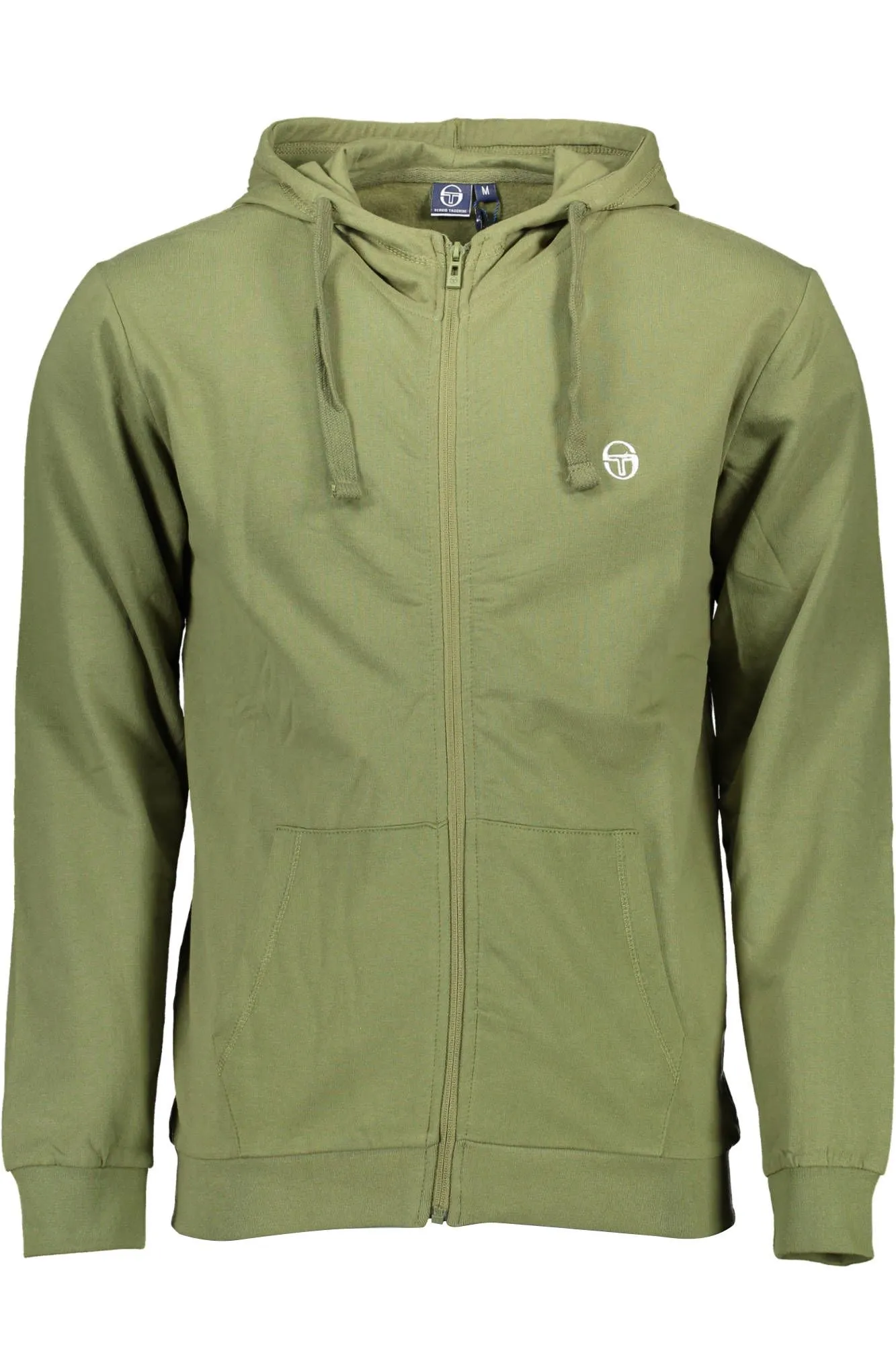 Sergio Tacchini Green Cotton Men Sweater