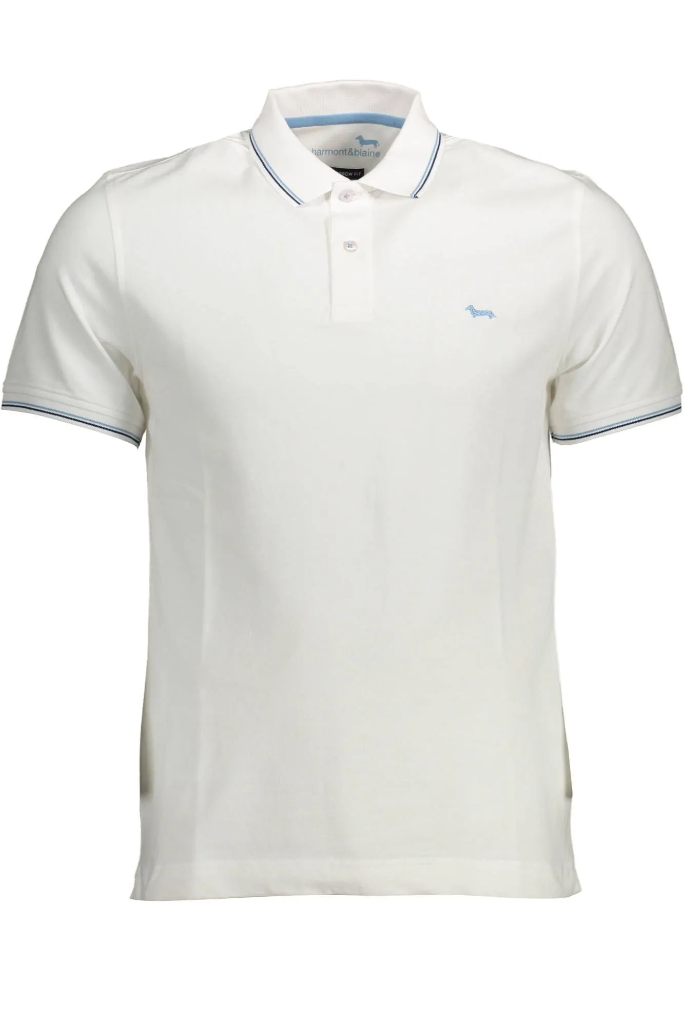 Harmont & Blaine White Cotton Men Polo Shirt