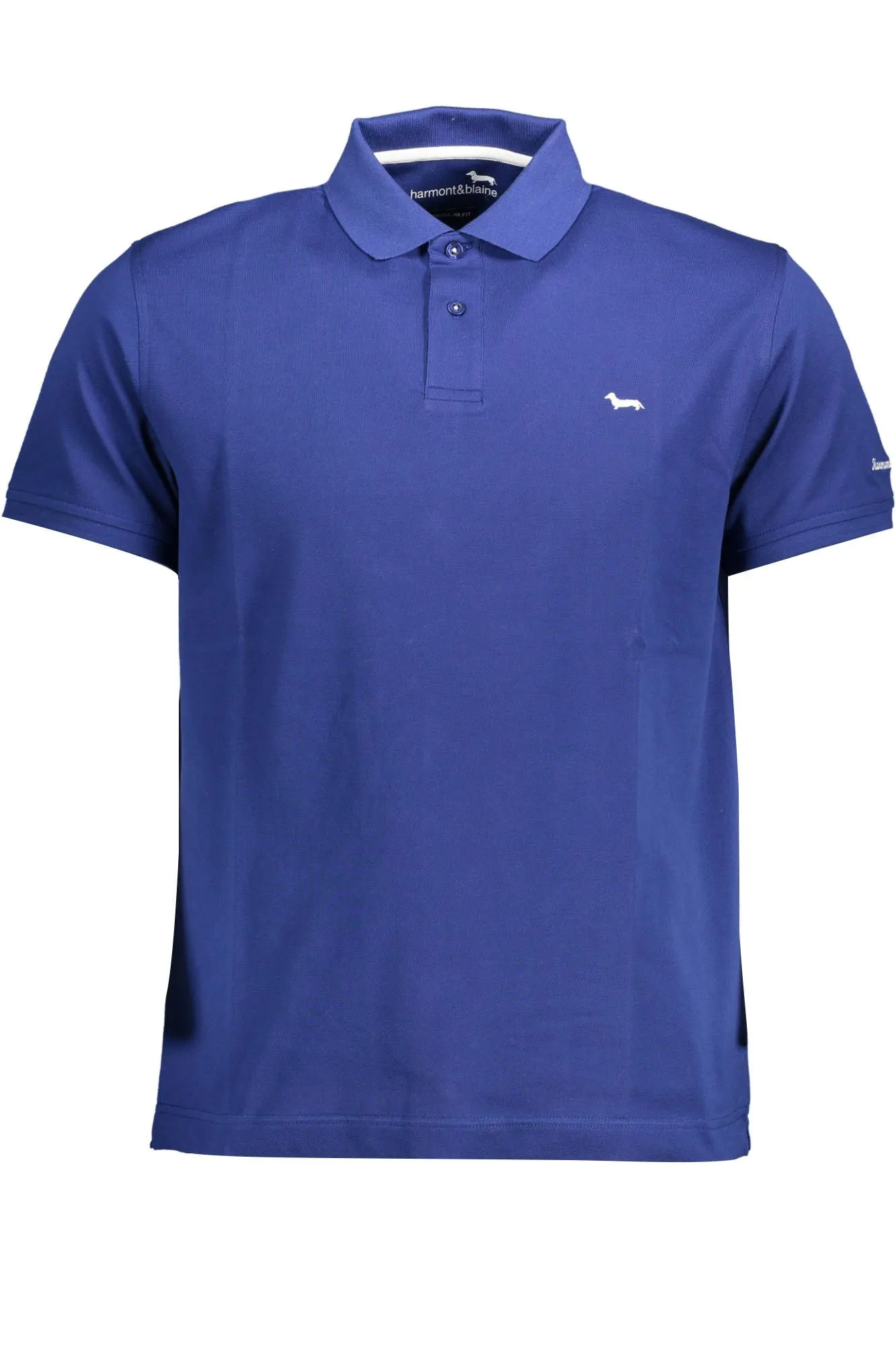 Harmont & Blaine Blue Cotton Men Polo Shirt