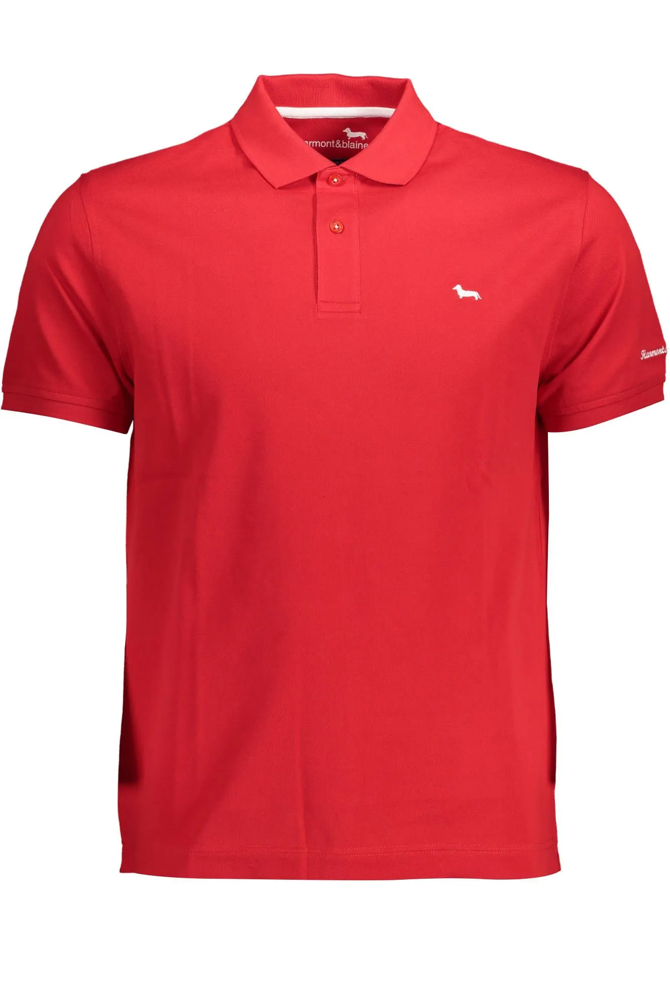 Harmont & Blaine Red Cotton Men Polo Shirt