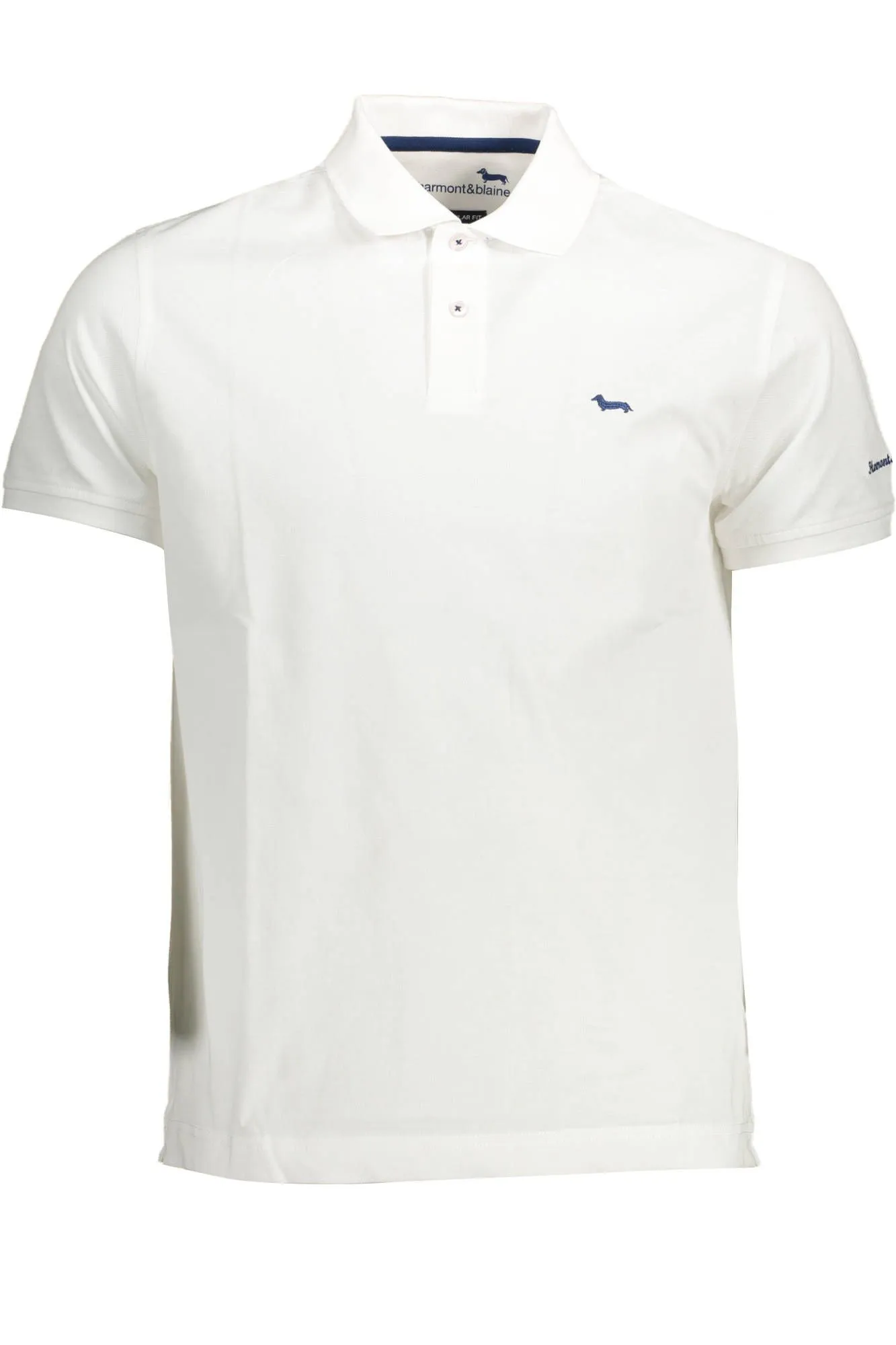 Harmont & Blaine White Cotton Men Polo Shirt