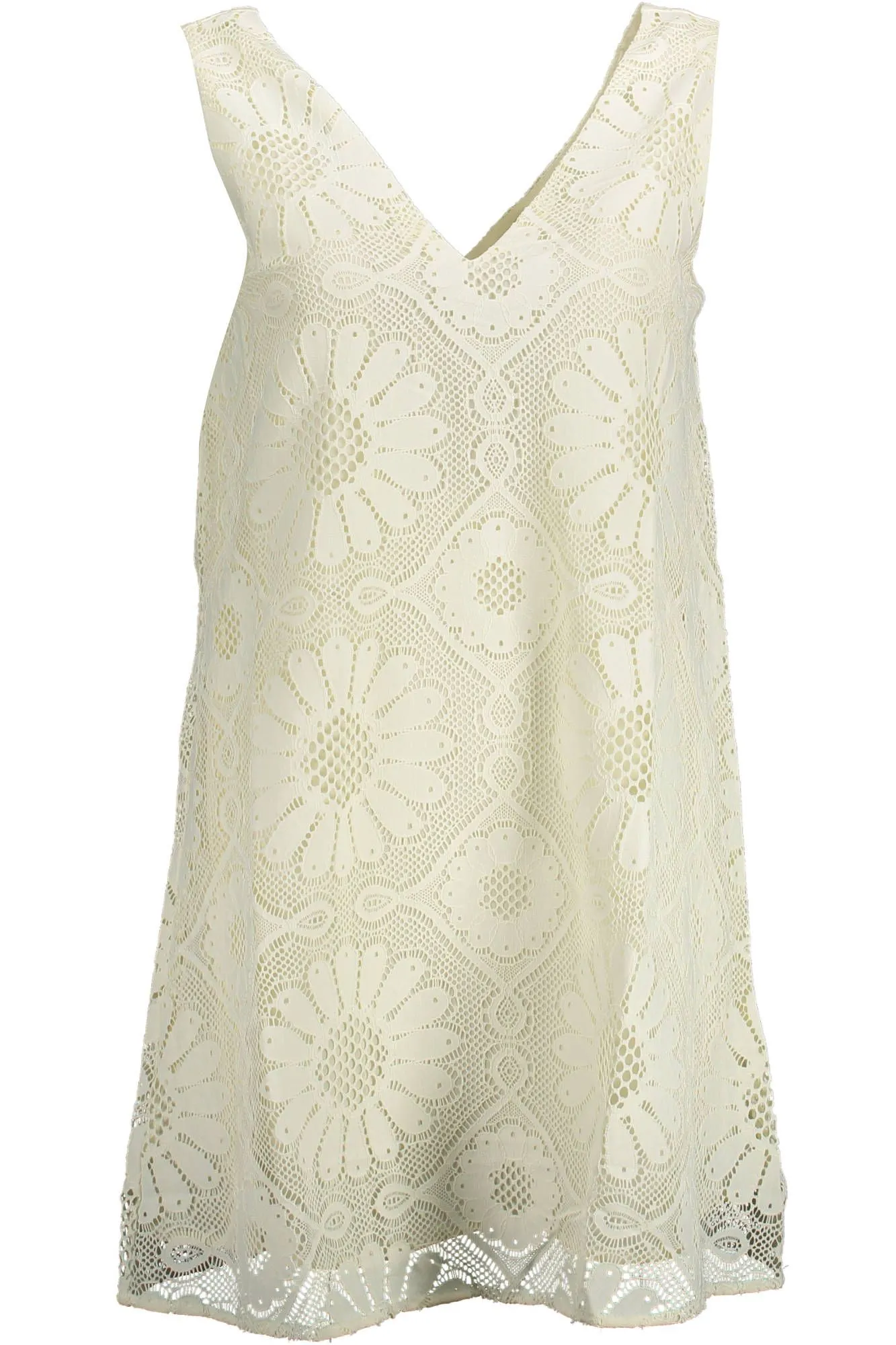Desigual White Elastane Women Dress