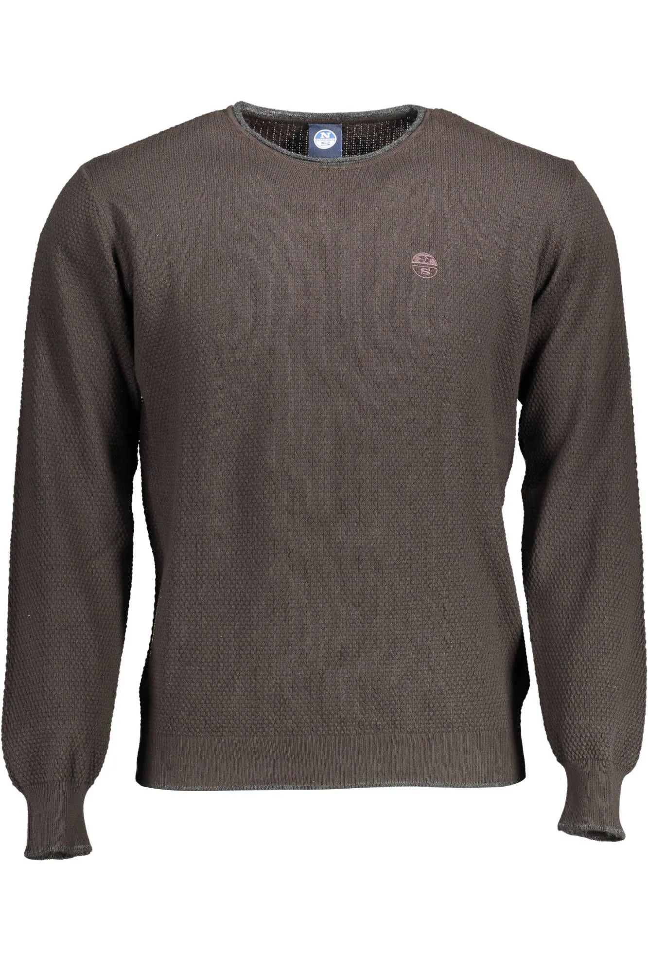 North Sails Brown Cotton Men Sweater