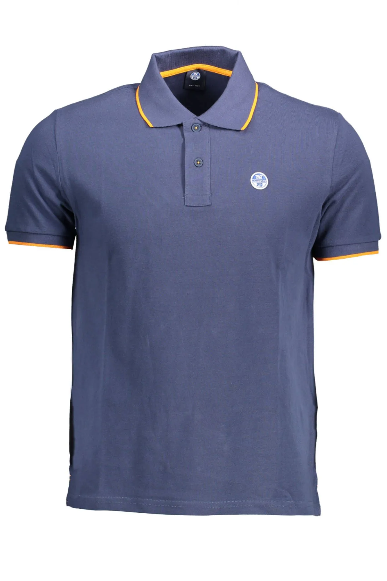 North Sails Blue Cotton Men Polo