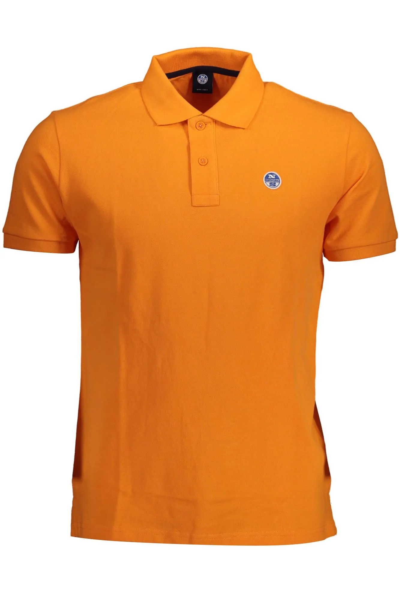 North Sails Orange Cotton Men Polo