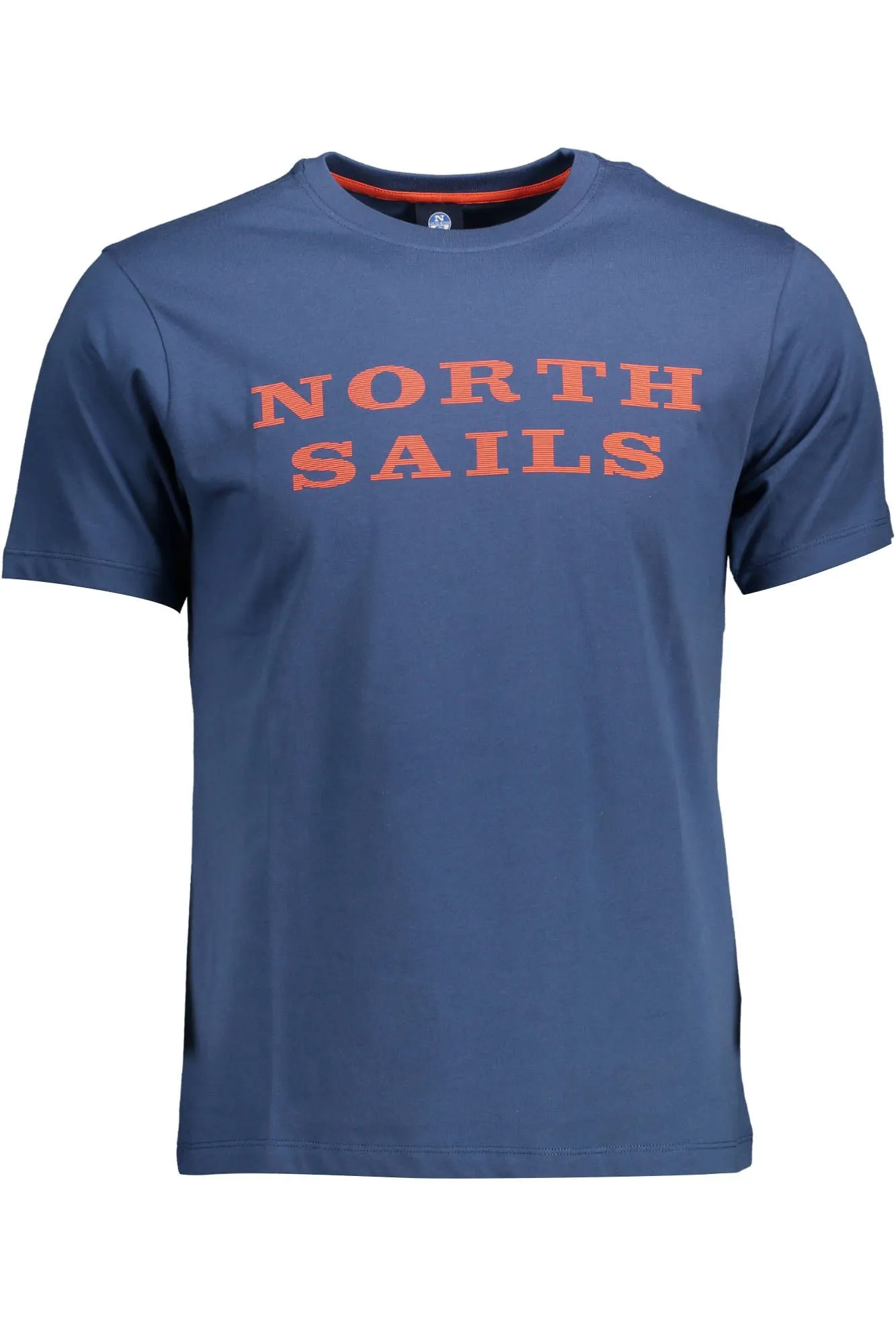 North Sails Blue Cotton Men T-Shirt
