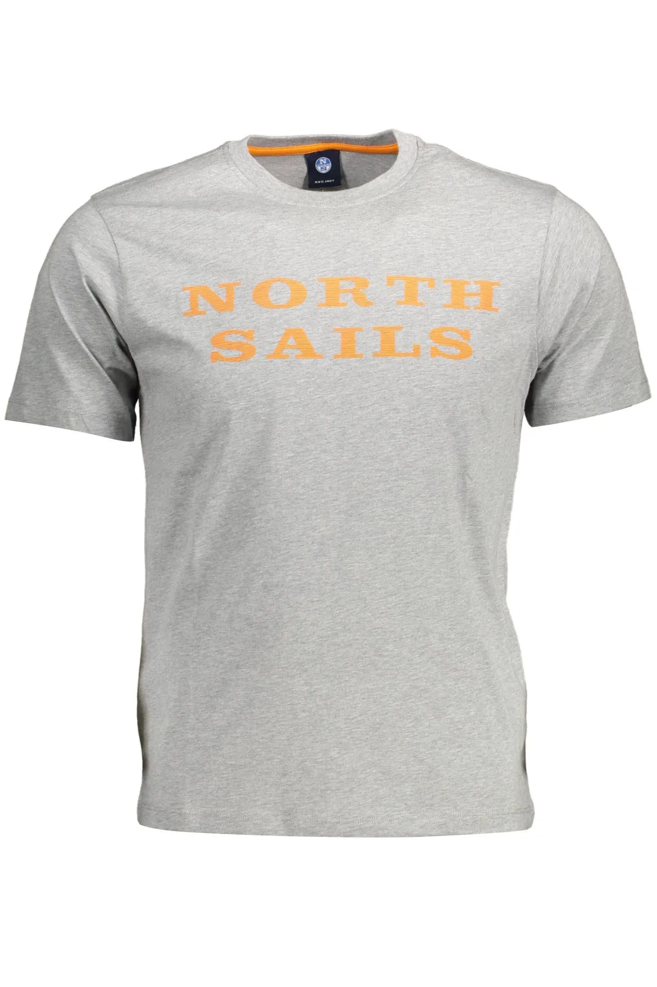 North Sails Gray Cotton Men TShirt