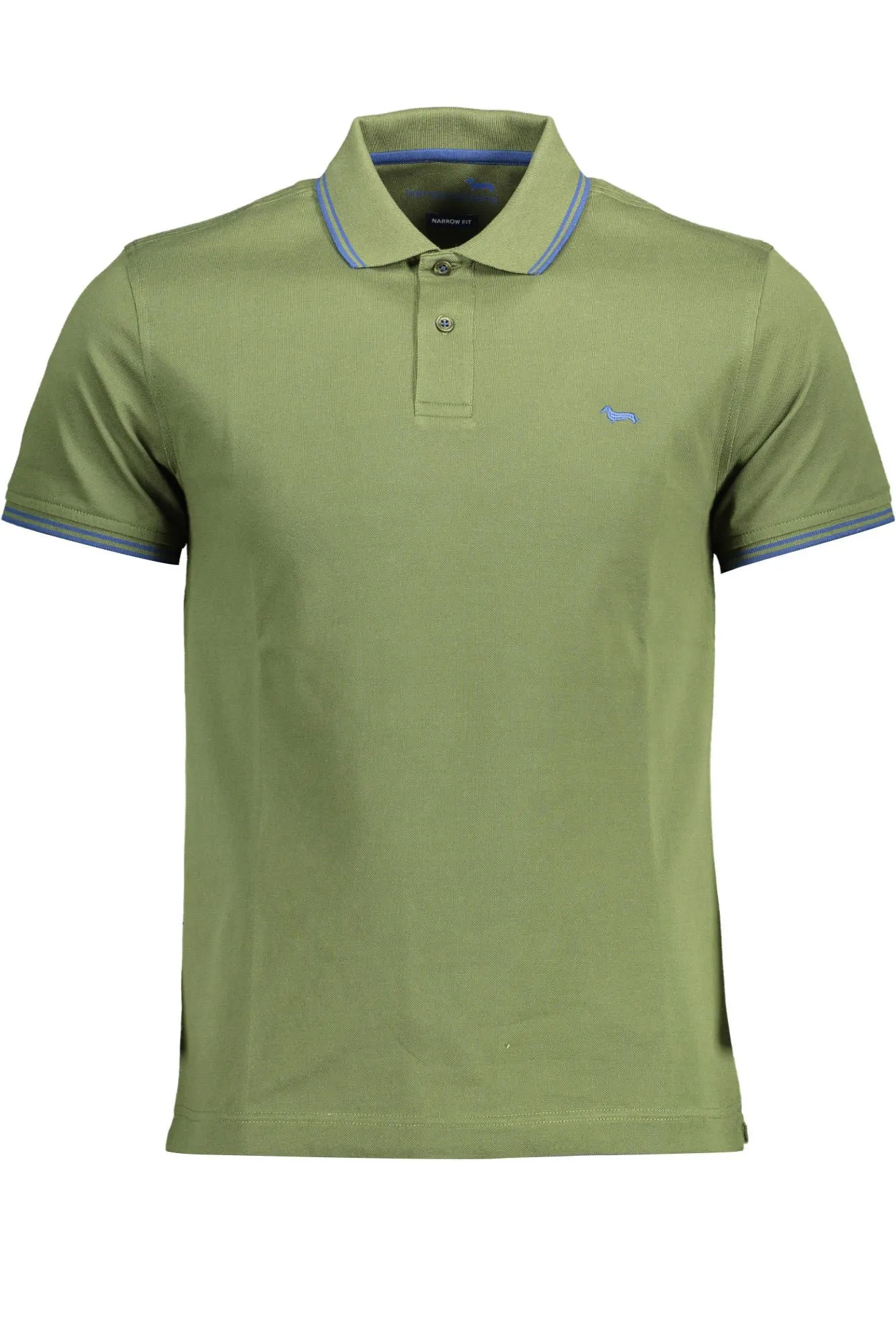 Harmont & Blaine Green Cotton Men Polo Shirt