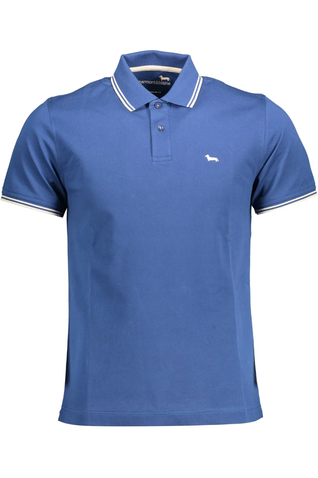 Harmont & Blaine Blue Cotton Men Polo Shirt