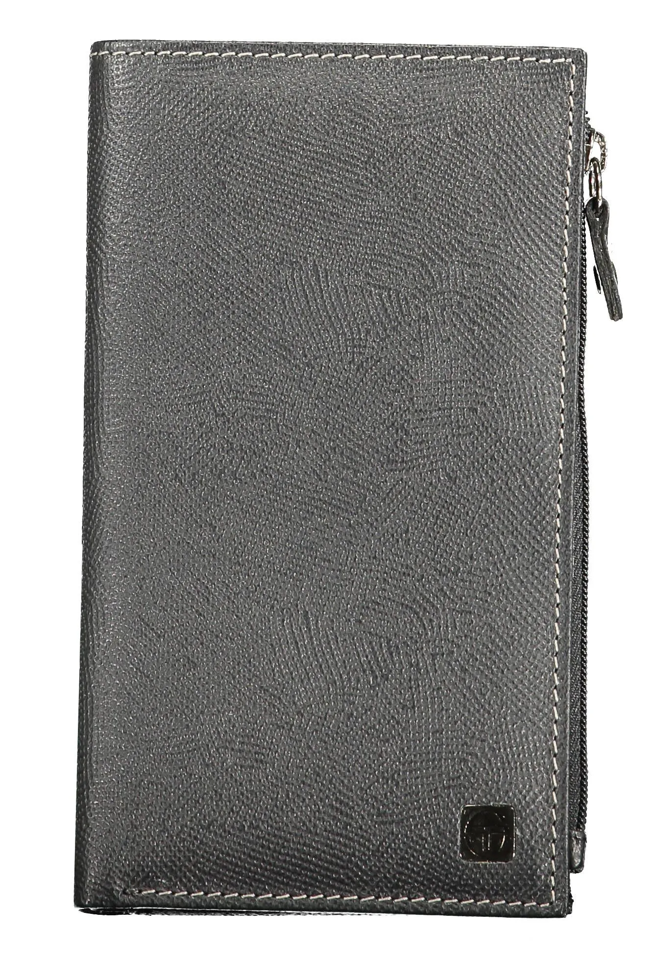 Sergio Tacchini Black Leather Men Wallet