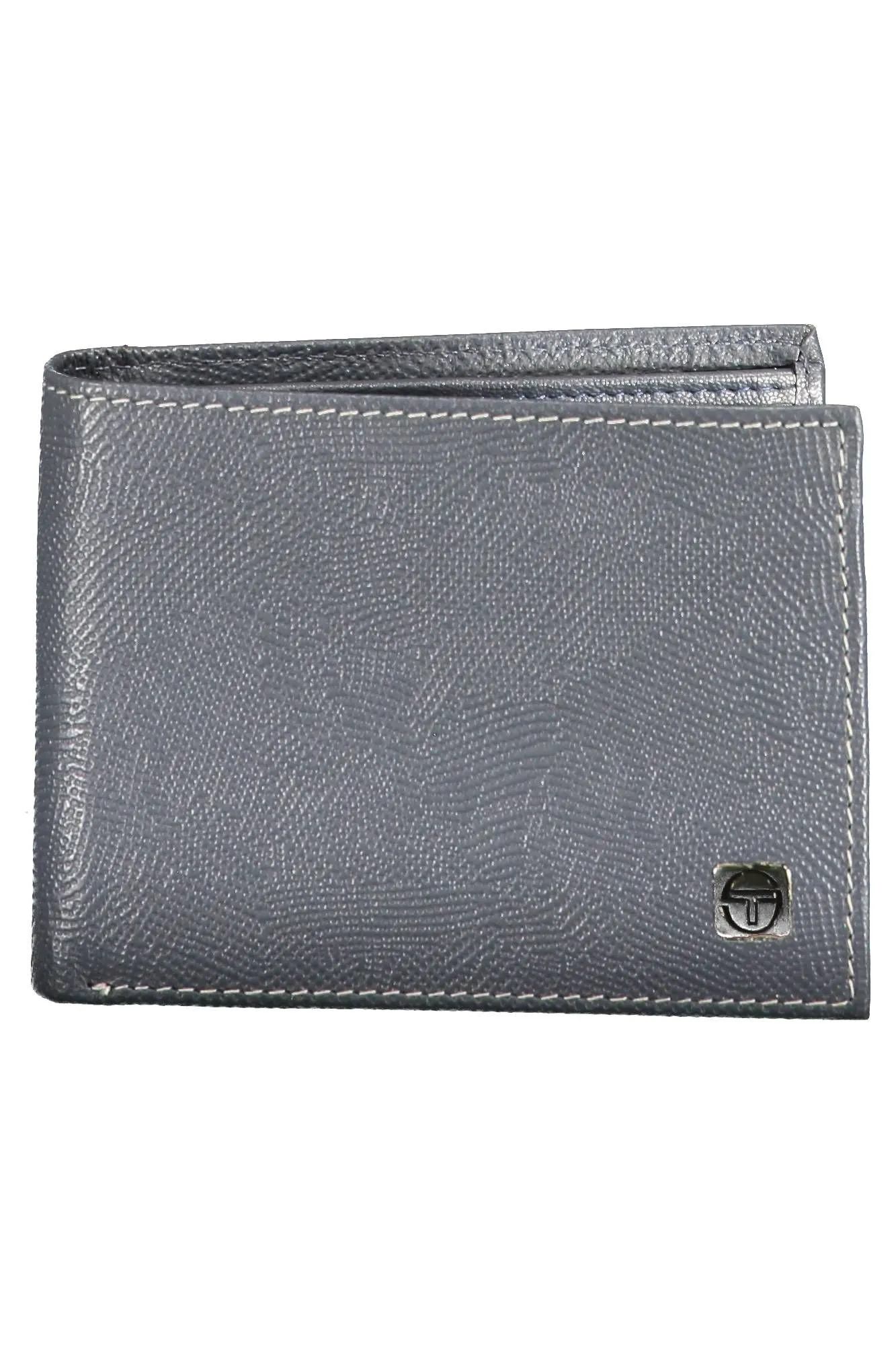 Sergio Tacchini Blue Leather Men Wallet
