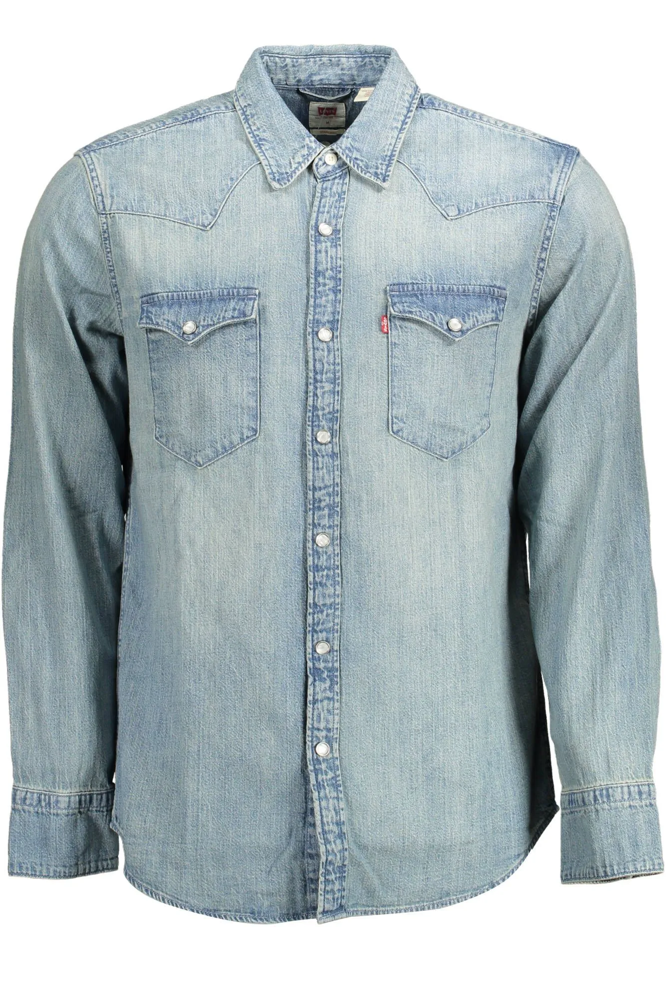 Levi's Light Blue Cotton Men Shirt
