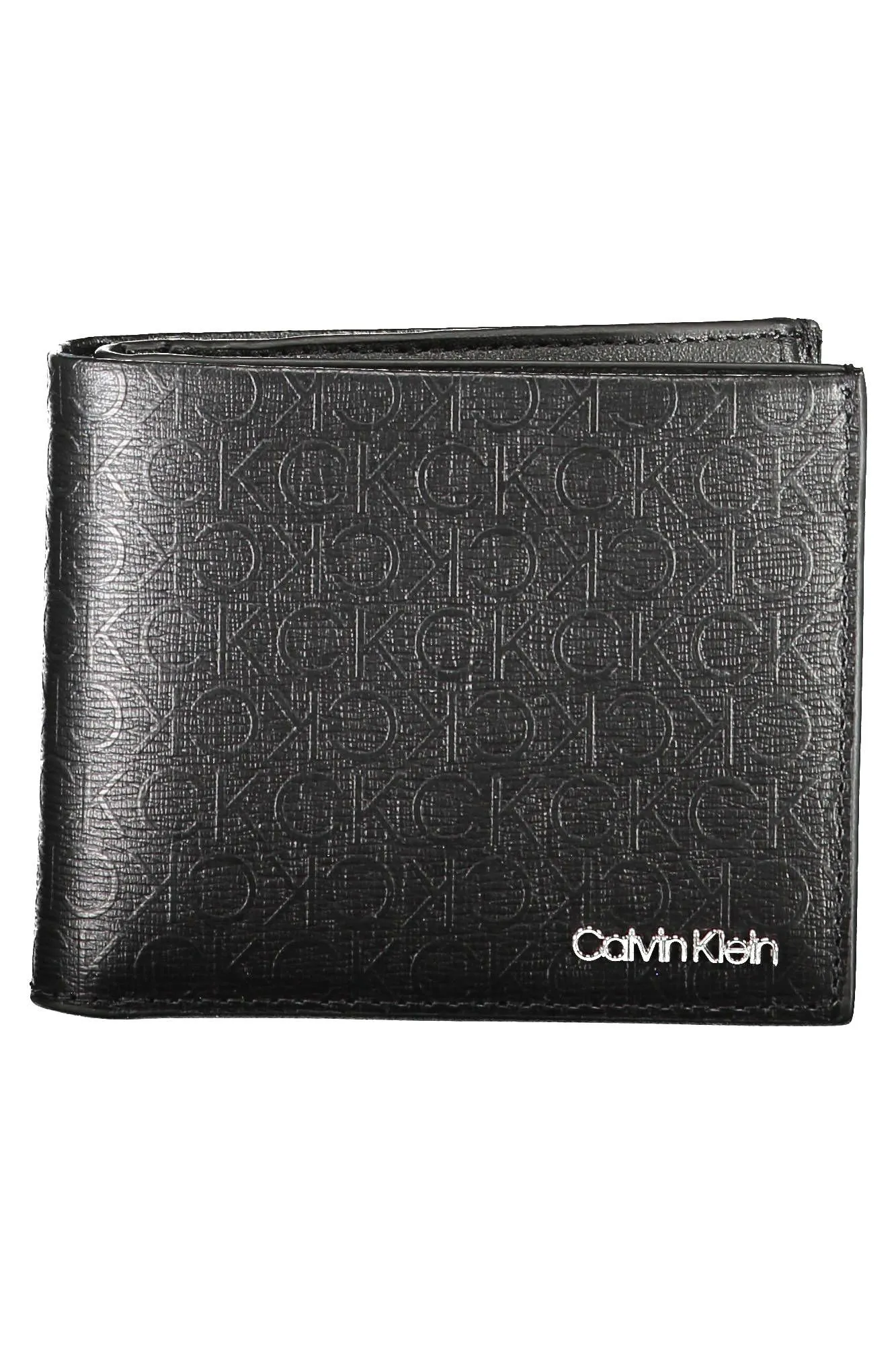 Calvin Klein Black Polyurethane Men Wallet